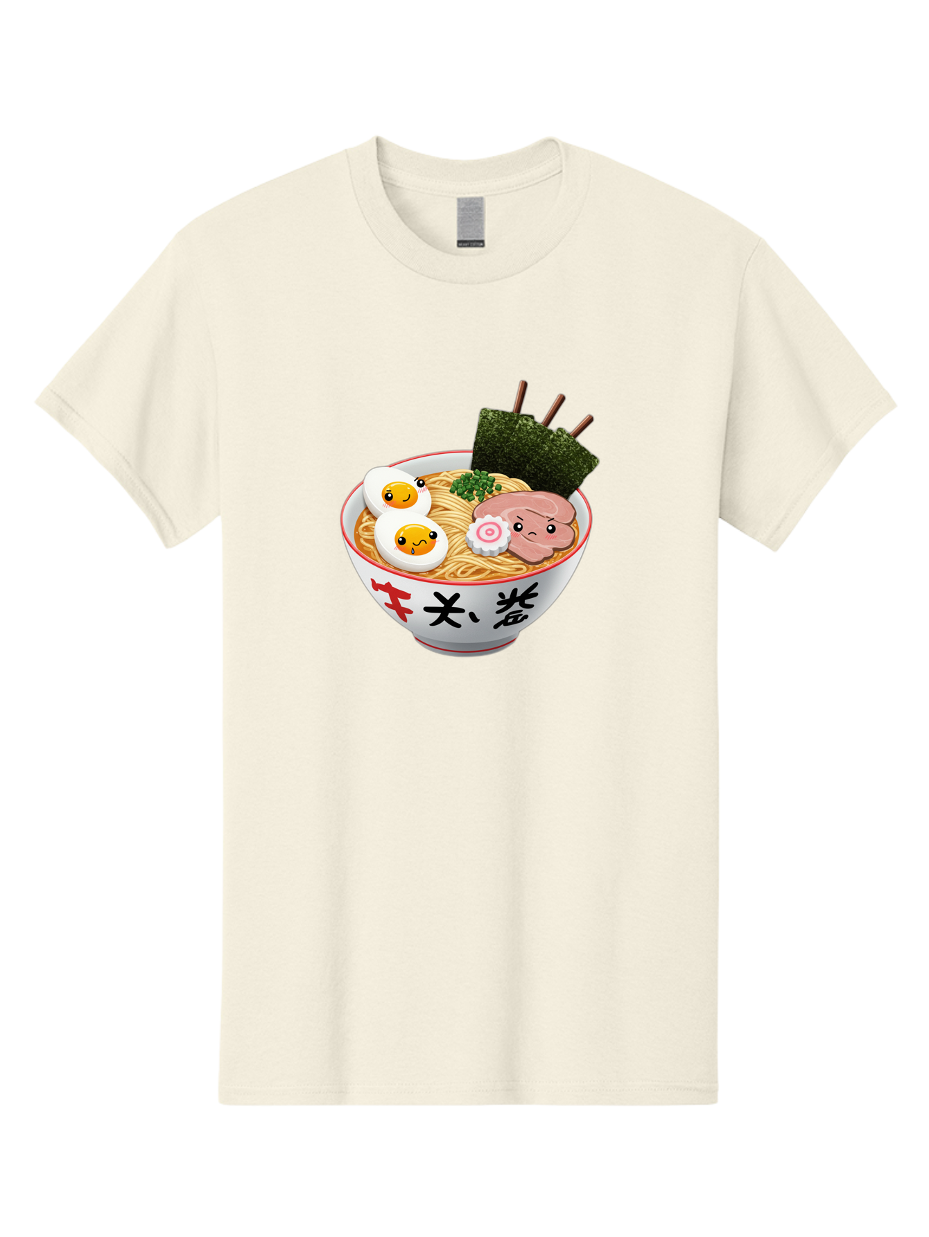 Ramen-7 Men'S Graphic Tee, 100% Cotton, Comfortable Casual Summer Wear, Machine Washable, Steaming Hot Ramen, Boiled Egg, Sliced Pork, Green Onions, Fish Cake, Seaweed, Asian Cuisine, Noodle Soup, Savory Flavors, Japanese Food Bab287 19