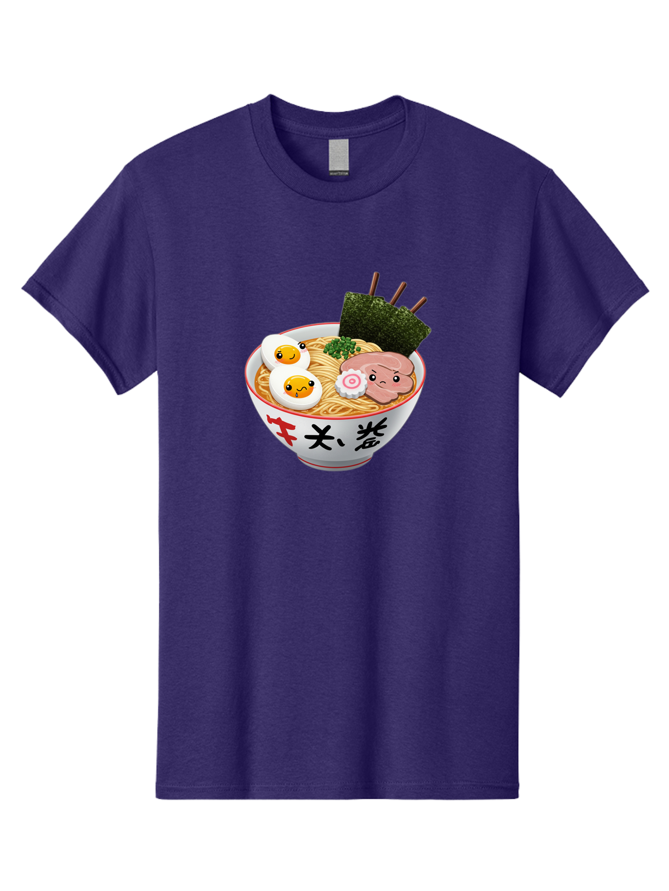 Ramen-7 Men'S Graphic Tee, 100% Cotton, Comfortable Casual Summer Wear, Machine Washable, Steaming Hot Ramen, Boiled Egg, Sliced Pork, Green Onions, Fish Cake, Seaweed, Asian Cuisine, Noodle Soup, Savory Flavors, Japanese Food Bab287 15