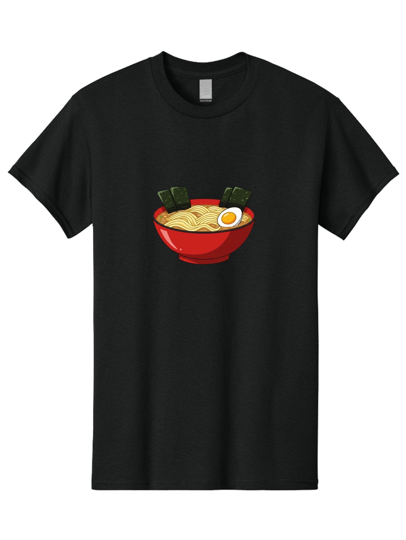 Ramen-9 Men'S Graphic Tee, 100% Cotton, Comfortable Casual Summer Wear, Machine Washable, Steaming Bowl Of Ramen, Savory Broth, Springy Noodles, Boiled Egg, Seaweed Strips, Japanese Cuisine, Comfort Food, Noodle Soup Bab289 4