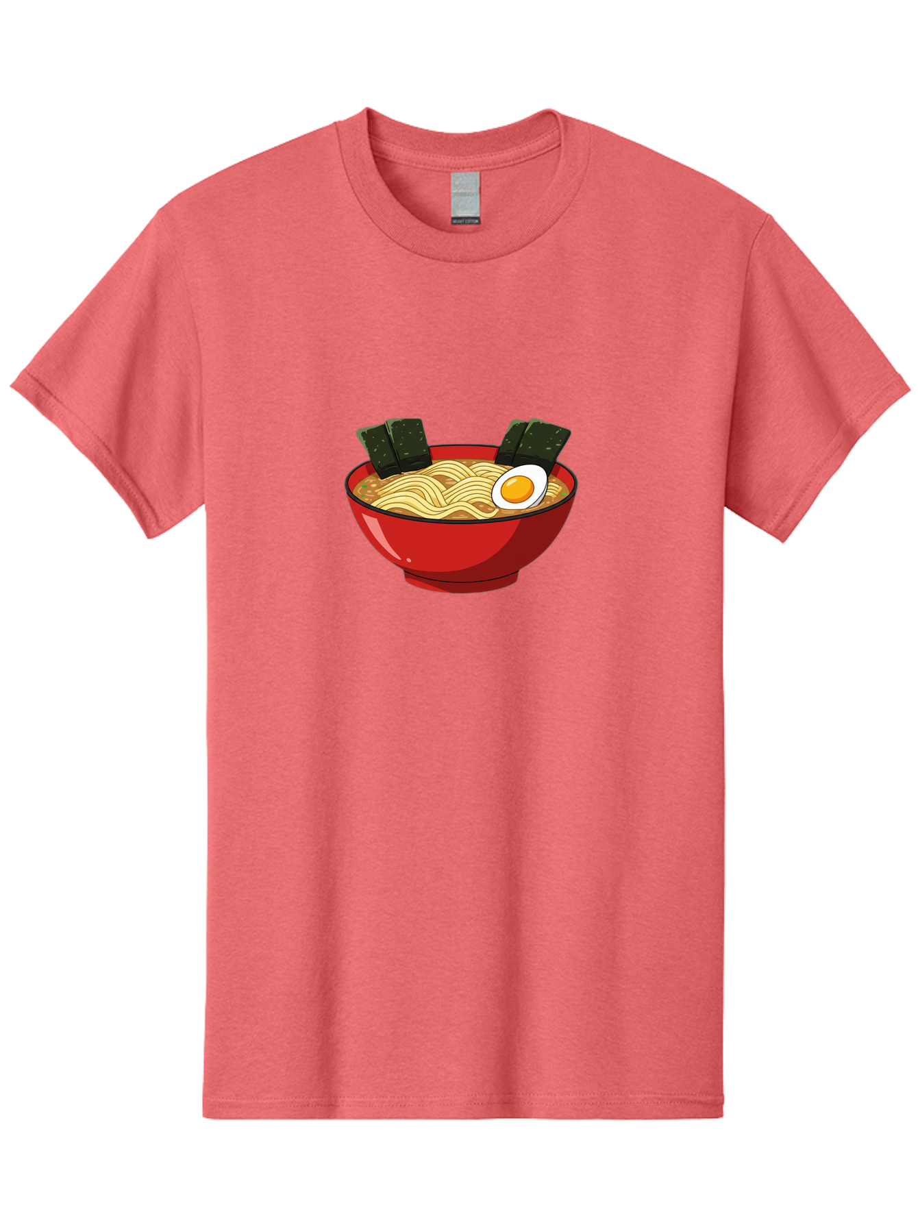 Ramen-9 Men'S Graphic Tee, 100% Cotton, Comfortable Casual Summer Wear, Machine Washable, Steaming Bowl Of Ramen, Savory Broth, Springy Noodles, Boiled Egg, Seaweed Strips, Japanese Cuisine, Comfort Food, Noodle Soup Bab289 15