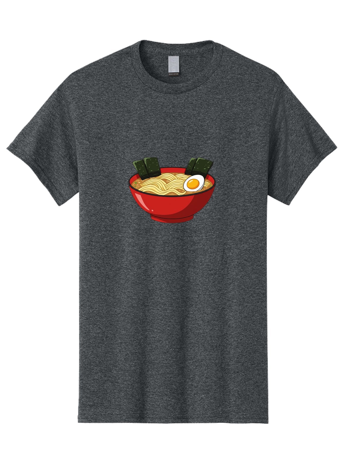 Ramen-9 Men'S Graphic Tee, 100% Cotton, Comfortable Casual Summer Wear, Machine Washable, Steaming Bowl Of Ramen, Savory Broth, Springy Noodles, Boiled Egg, Seaweed Strips, Japanese Cuisine, Comfort Food, Noodle Soup Bab289 15
