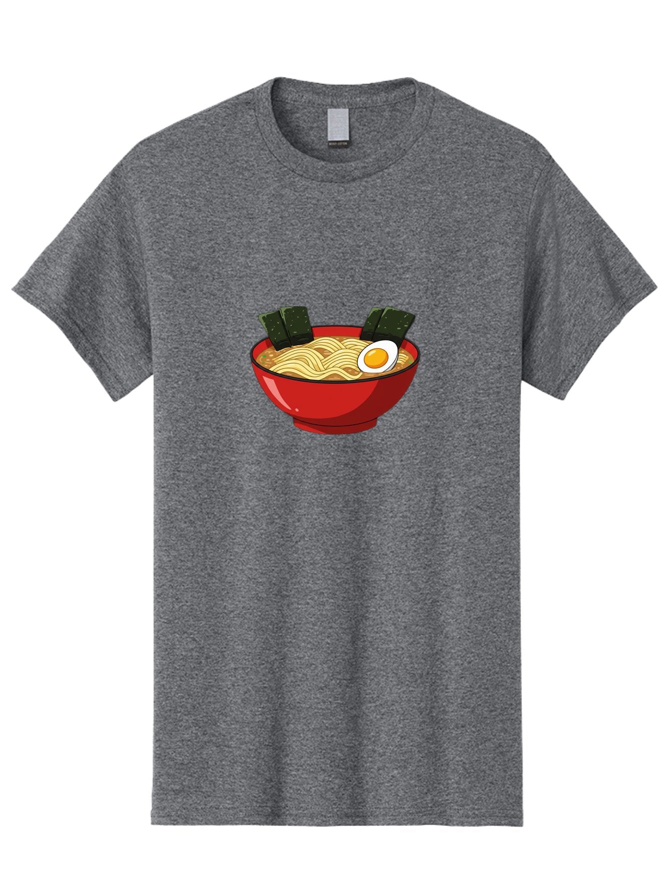 Ramen-9 Men'S Graphic Tee, 100% Cotton, Comfortable Casual Summer Wear, Machine Washable, Steaming Bowl Of Ramen, Savory Broth, Springy Noodles, Boiled Egg, Seaweed Strips, Japanese Cuisine, Comfort Food, Noodle Soup Bab289 10