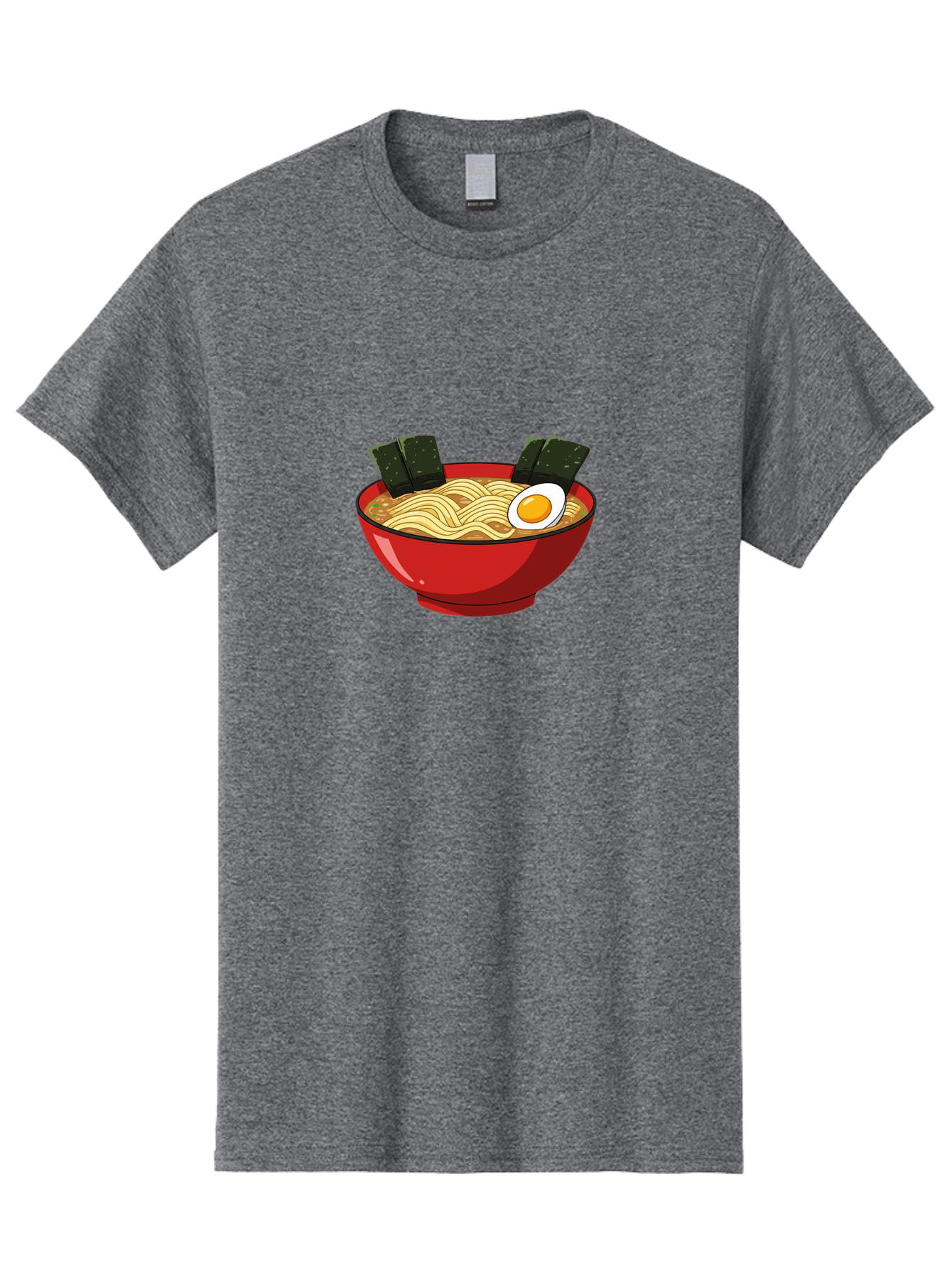 Ramen-9 Men'S Graphic Tee, 100% Cotton, Comfortable Casual Summer Wear, Machine Washable, Steaming Bowl Of Ramen, Savory Broth, Springy Noodles, Boiled Egg, Seaweed Strips, Japanese Cuisine, Comfort Food, Noodle Soup Bab289 27