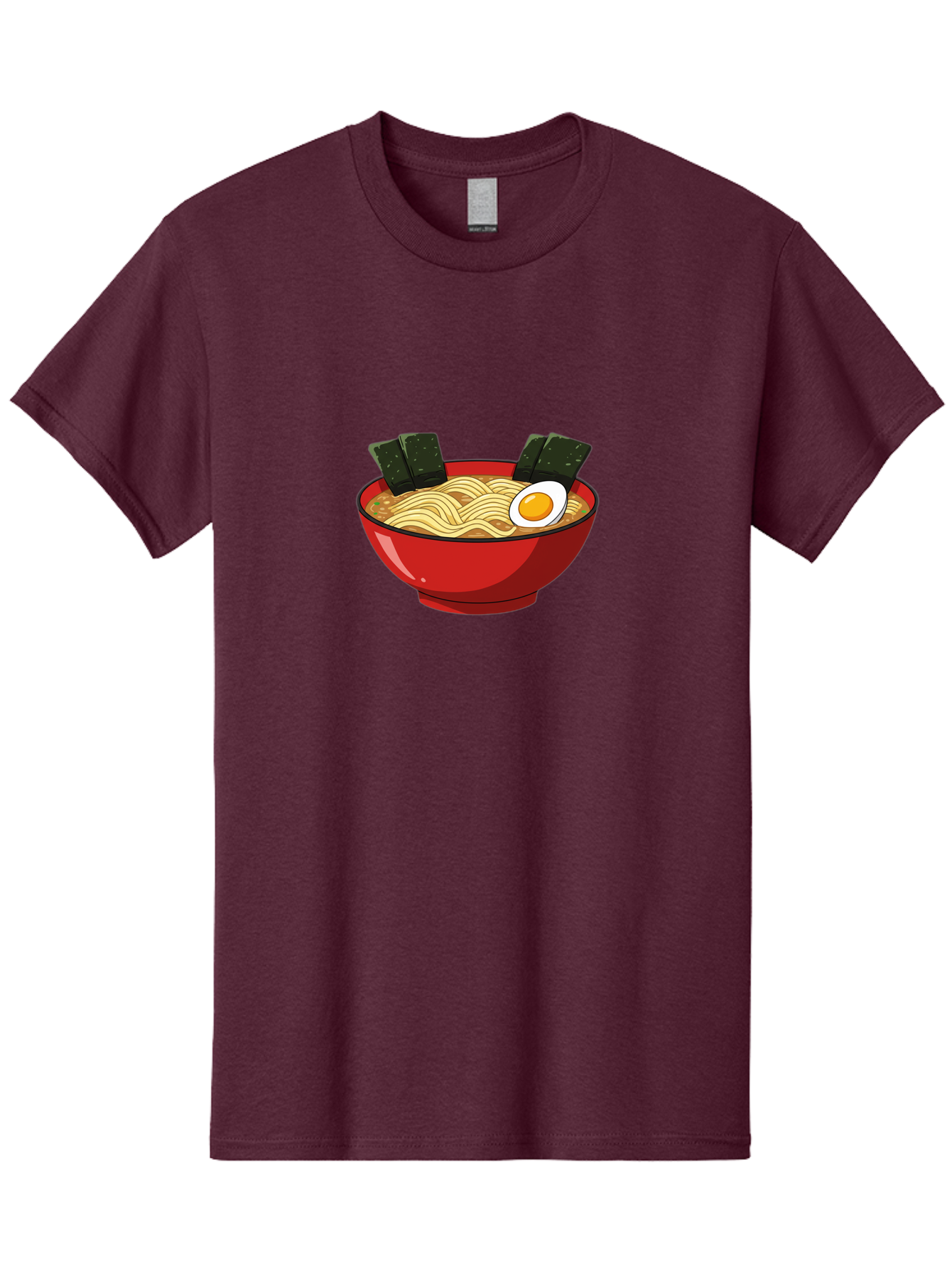 Ramen-9 Men'S Graphic Tee, 100% Cotton, Comfortable Casual Summer Wear, Machine Washable, Steaming Bowl Of Ramen, Savory Broth, Springy Noodles, Boiled Egg, Seaweed Strips, Japanese Cuisine, Comfort Food, Noodle Soup Bab289 21