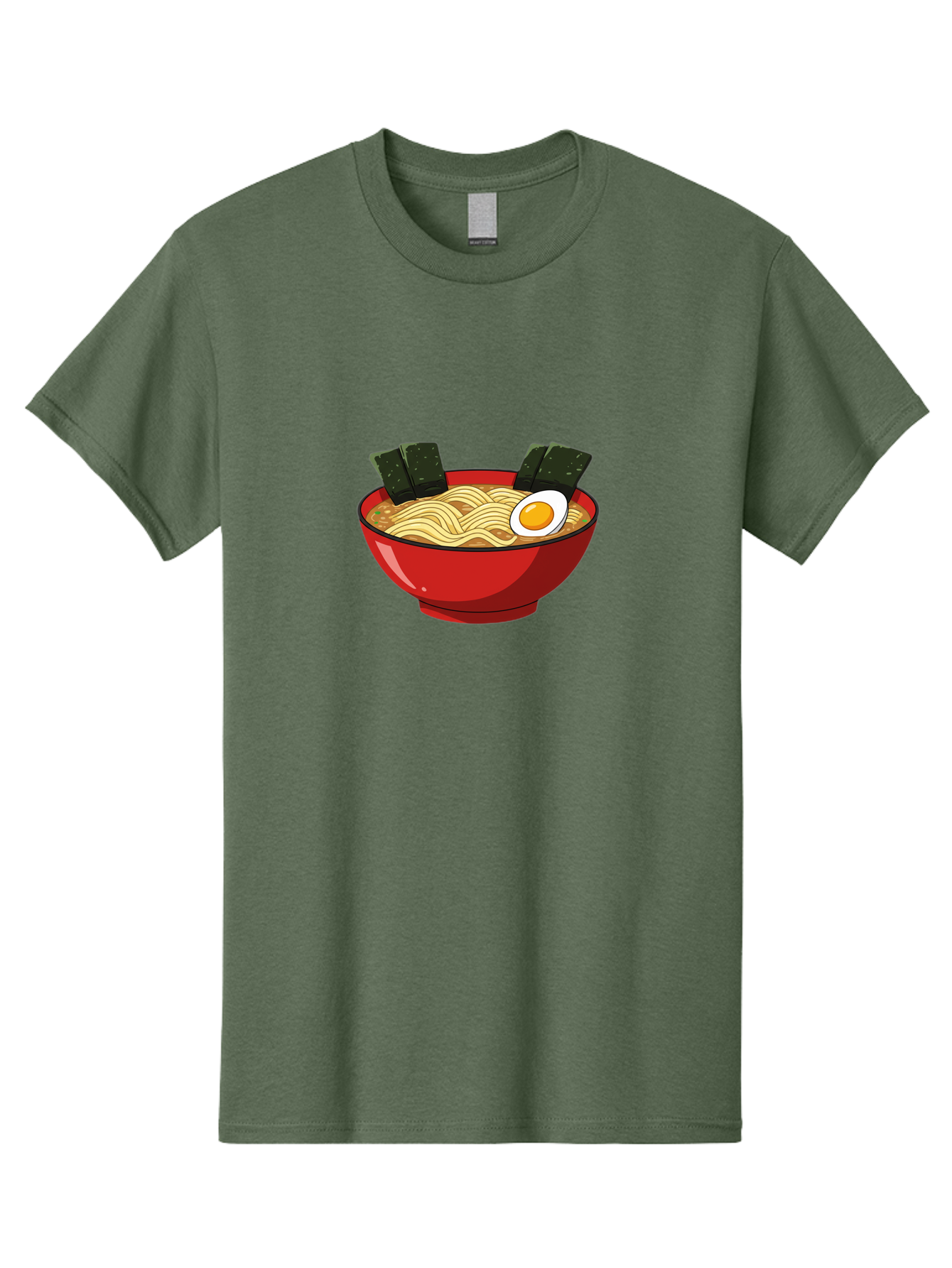 Ramen-9 Men'S Graphic Tee, 100% Cotton, Comfortable Casual Summer Wear, Machine Washable, Steaming Bowl Of Ramen, Savory Broth, Springy Noodles, Boiled Egg, Seaweed Strips, Japanese Cuisine, Comfort Food, Noodle Soup Bab289 17