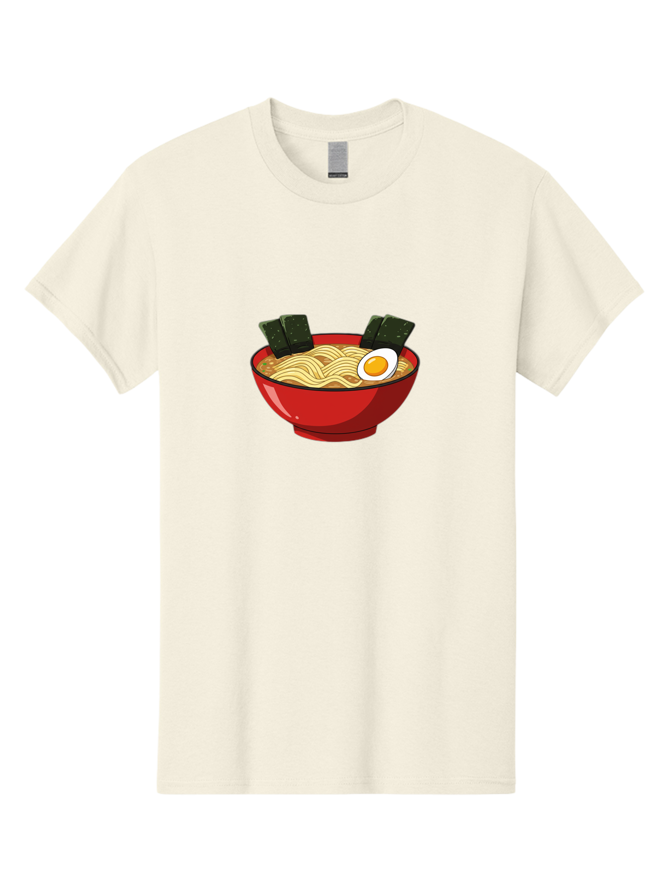 Ramen-9 Men'S Graphic Tee, 100% Cotton, Comfortable Casual Summer Wear, Machine Washable, Steaming Bowl Of Ramen, Savory Broth, Springy Noodles, Boiled Egg, Seaweed Strips, Japanese Cuisine, Comfort Food, Noodle Soup Bab289 7