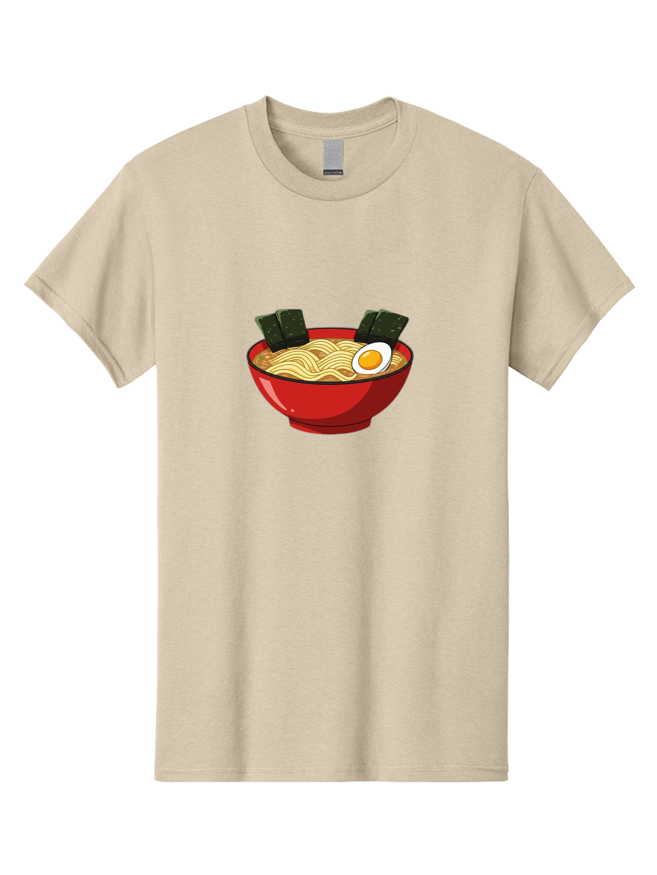 Ramen-9 Men'S Graphic Tee, 100% Cotton, Comfortable Casual Summer Wear, Machine Washable, Steaming Bowl Of Ramen, Savory Broth, Springy Noodles, Boiled Egg, Seaweed Strips, Japanese Cuisine, Comfort Food, Noodle Soup Bab289 29