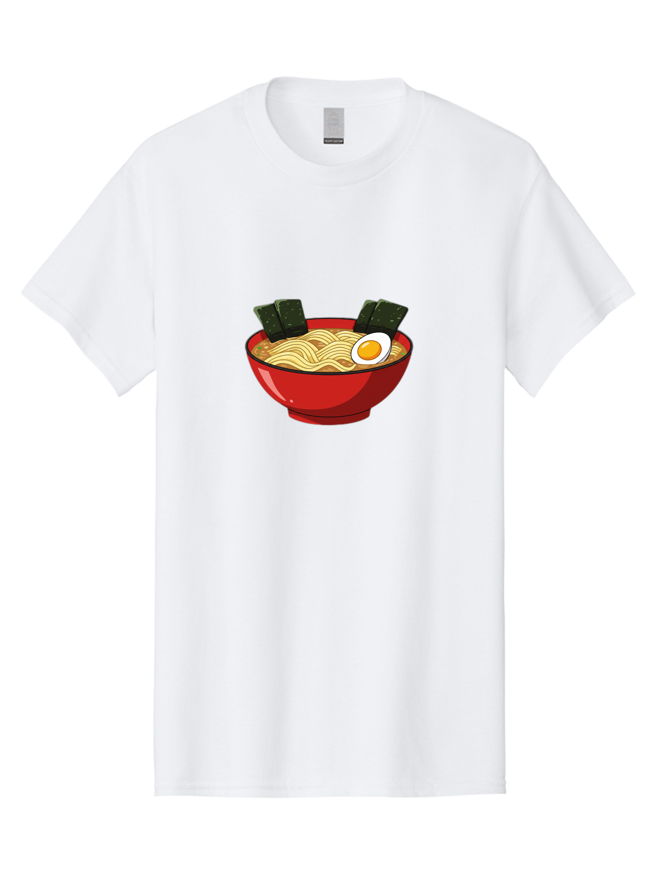 Ramen-9 Men'S Graphic Tee, 100% Cotton, Comfortable Casual Summer Wear, Machine Washable, Steaming Bowl Of Ramen, Savory Broth, Springy Noodles, Boiled Egg, Seaweed Strips, Japanese Cuisine, Comfort Food, Noodle Soup Bab289 13