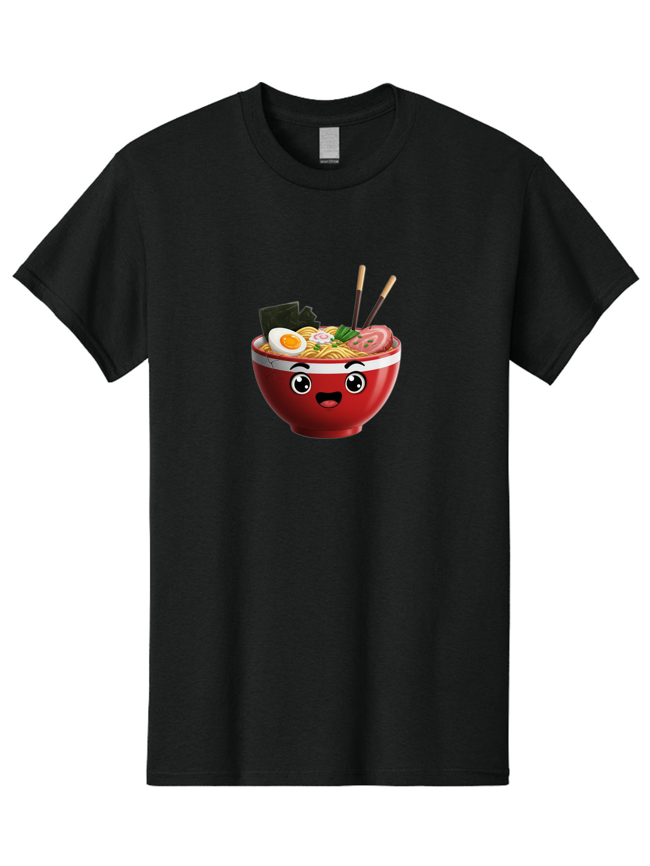 Ramen-Bowl-1 Men'S Graphic Tee, 100% Cotton, Comfortable Casual Summer Wear, Machine Washable, Cartoon Ramen, Steaming Hot Noodles, Sliced Pork, Boiled Egg, Seaweed, Chopsticks, Kawaii Food, Japanese Cuisine, Animated Meal, Fun Illustration, Bab291 17