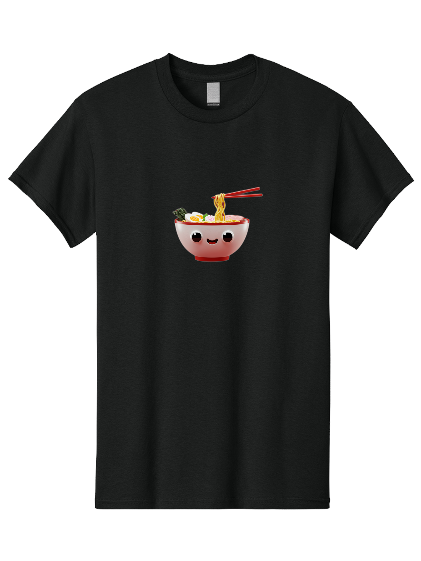 Ramen-Bowl-2 Men'S Graphic Tee, 100% Cotton, Comfortable Casual Summer Wear, Machine Washable, Delicious Ramen, Steaming Hot Noodles, Sliced Egg, Savory Broth, Food Art, Kawaii Culture, Cute Character, Japanese Cuisine, Tasty Meal, Bab292 29