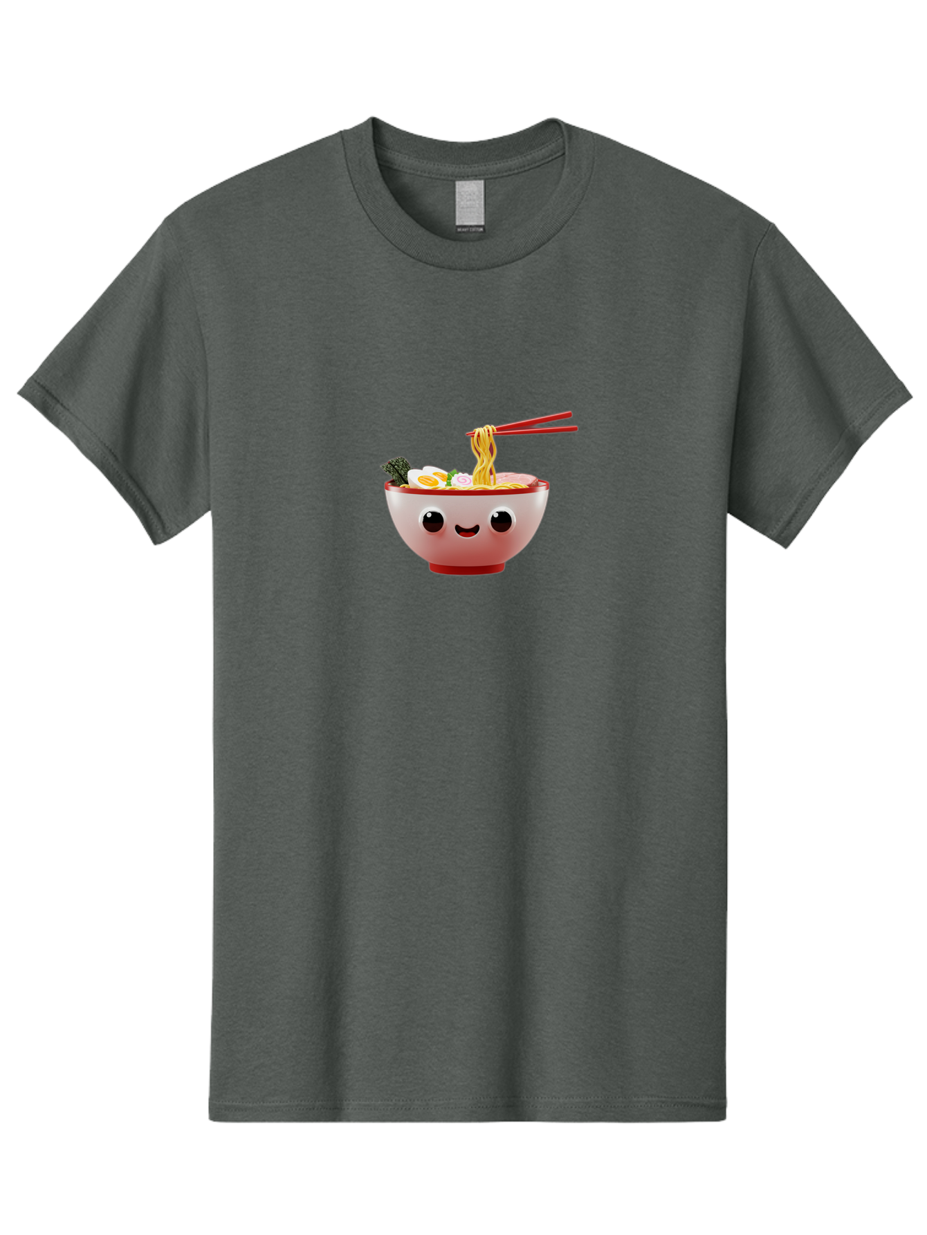 Ramen-Bowl-2 Men'S Graphic Tee, 100% Cotton, Comfortable Casual Summer Wear, Machine Washable, Delicious Ramen, Steaming Hot Noodles, Sliced Egg, Savory Broth, Food Art, Kawaii Culture, Cute Character, Japanese Cuisine, Tasty Meal, Bab292 15