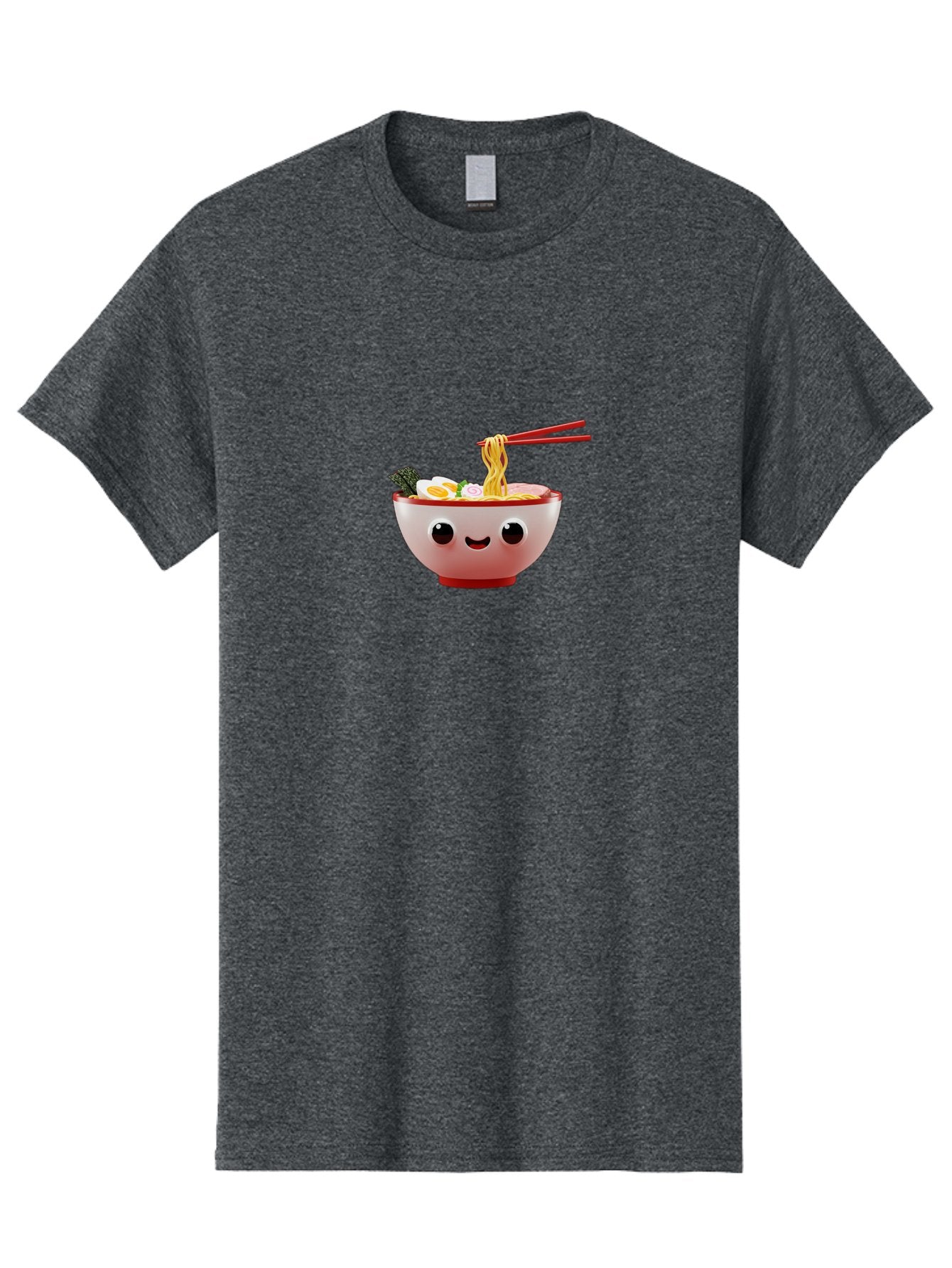Ramen-Bowl-2 Men'S Graphic Tee, 100% Cotton, Comfortable Casual Summer Wear, Machine Washable, Delicious Ramen, Steaming Hot Noodles, Sliced Egg, Savory Broth, Food Art, Kawaii Culture, Cute Character, Japanese Cuisine, Tasty Meal, Bab292 9