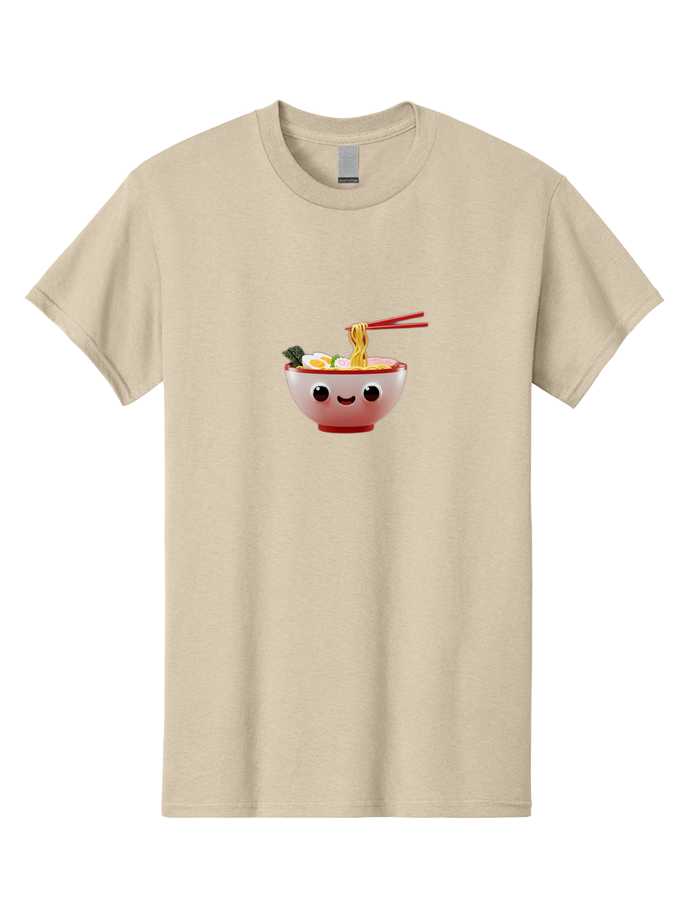 Ramen-Bowl-2 Men'S Graphic Tee, 100% Cotton, Comfortable Casual Summer Wear, Machine Washable, Delicious Ramen, Steaming Hot Noodles, Sliced Egg, Savory Broth, Food Art, Kawaii Culture, Cute Character, Japanese Cuisine, Tasty Meal, Bab292 21