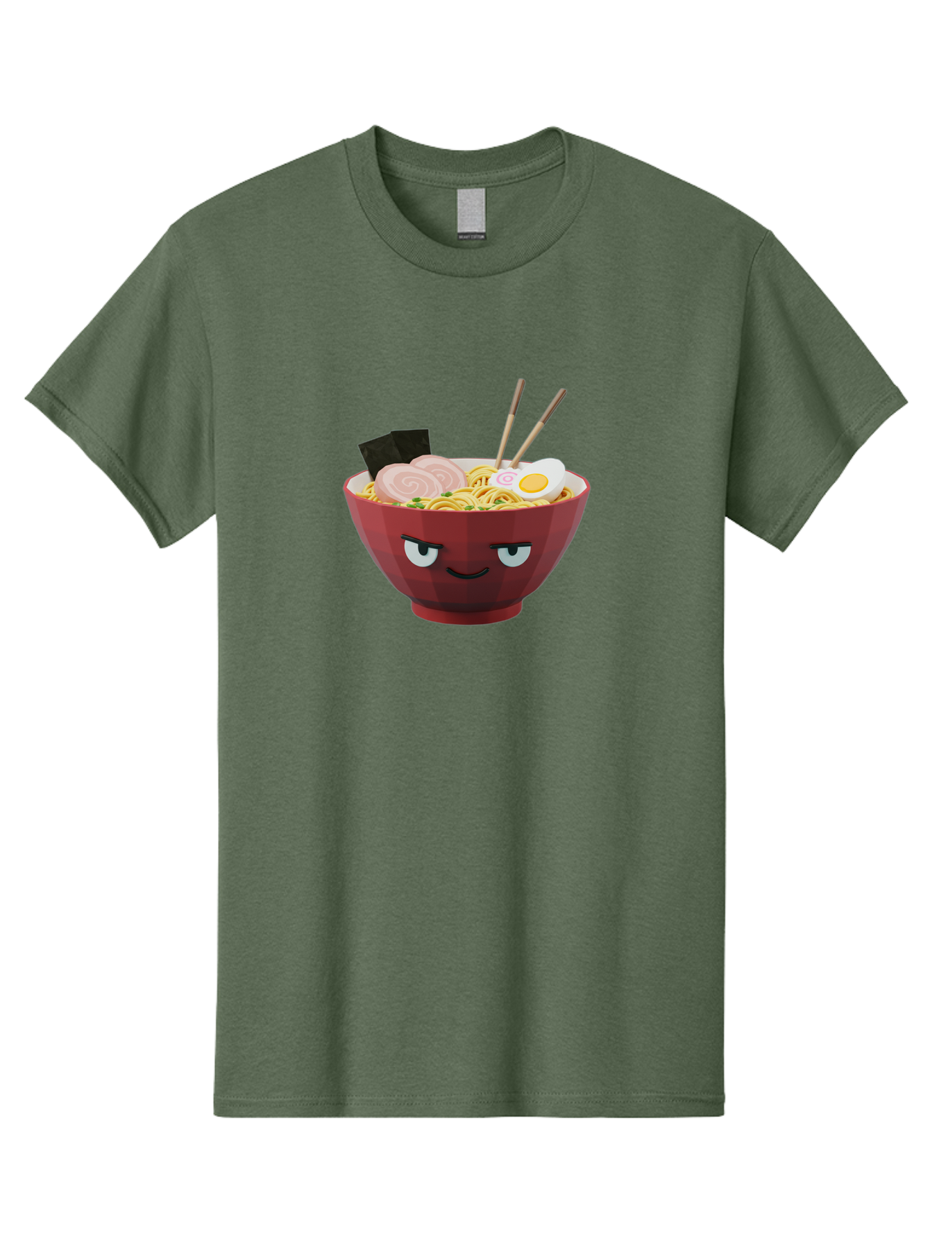 Ramen-Bowl-5 Men'S Graphic Tee, 100% Cotton, Comfortable Casual Summer Wear, Machine Washable, Cartoon Ramen Bowl, Angry Face, Ramen Noodles, Egg, Ham, Chopsticks, Japanese Food, Kawaii Style, Cartoon Character, Noodle Soup, Anime-Inspired Bab295 23