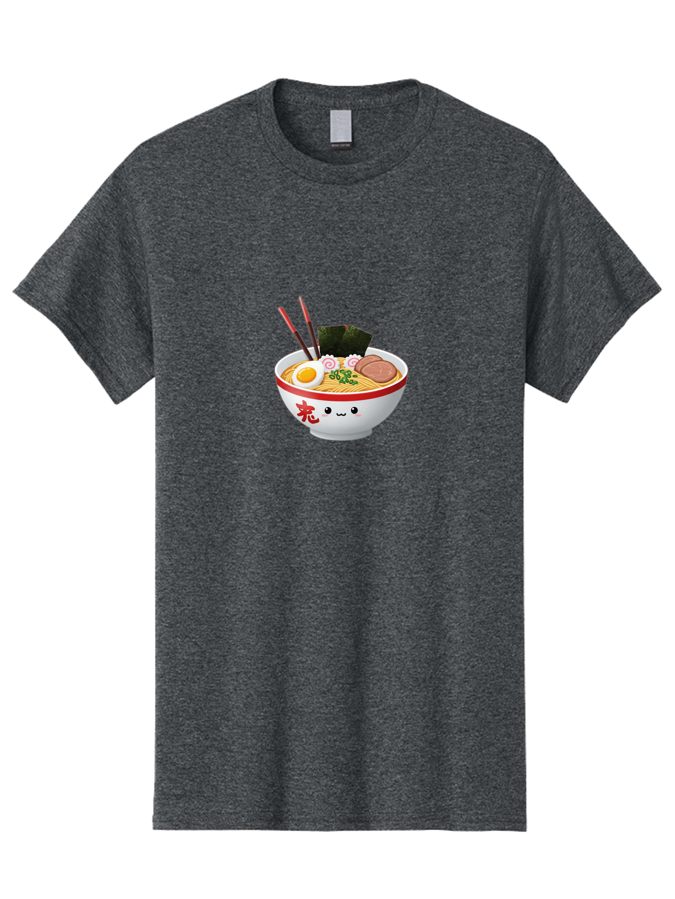 Ramen-Bowl-6 Men'S Graphic Tee, 100% Cotton, Comfortable Casual Summer Wear, Machine Washable, Bowl Of Ramen, Japanese Noodles, Boiled Egg, Green Onions, Seaweed, Sausage, Chopsticks, Anime Food, Kawaii, Cartoon Style, Food Illustration Bab296 13