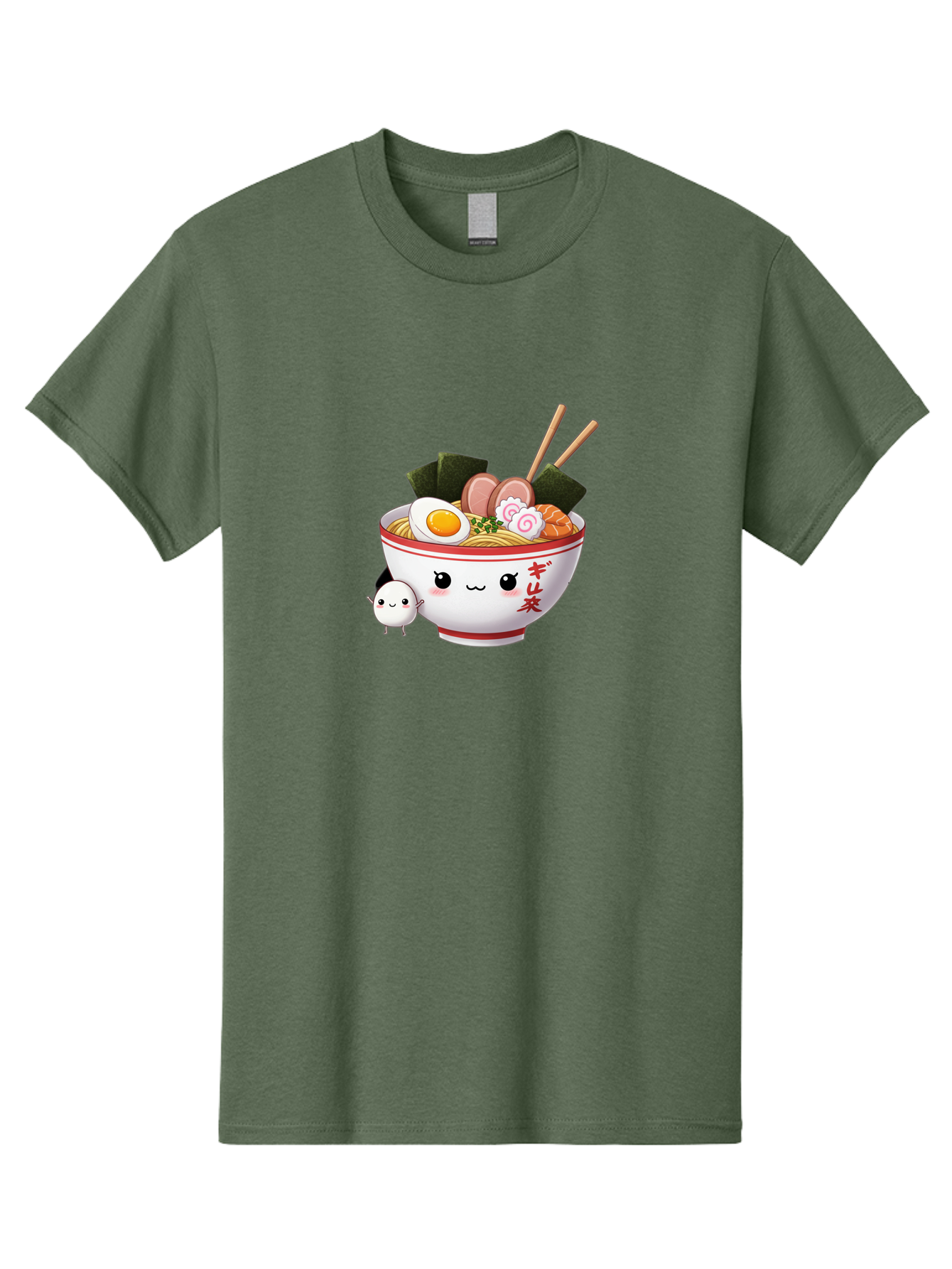 Ramen-Bowl-8 Men'S Graphic Tee, 100% Cotton, Comfortable Casual Summer Wear, Machine Washable, Kawaii Ramen, Steaming Hot Noodles, Boiled Egg, Sliced Pork, Seaweed, Japanese Cuisine, Cartoon Food, Ramen Character, Adorable Illustration, Bab298 13