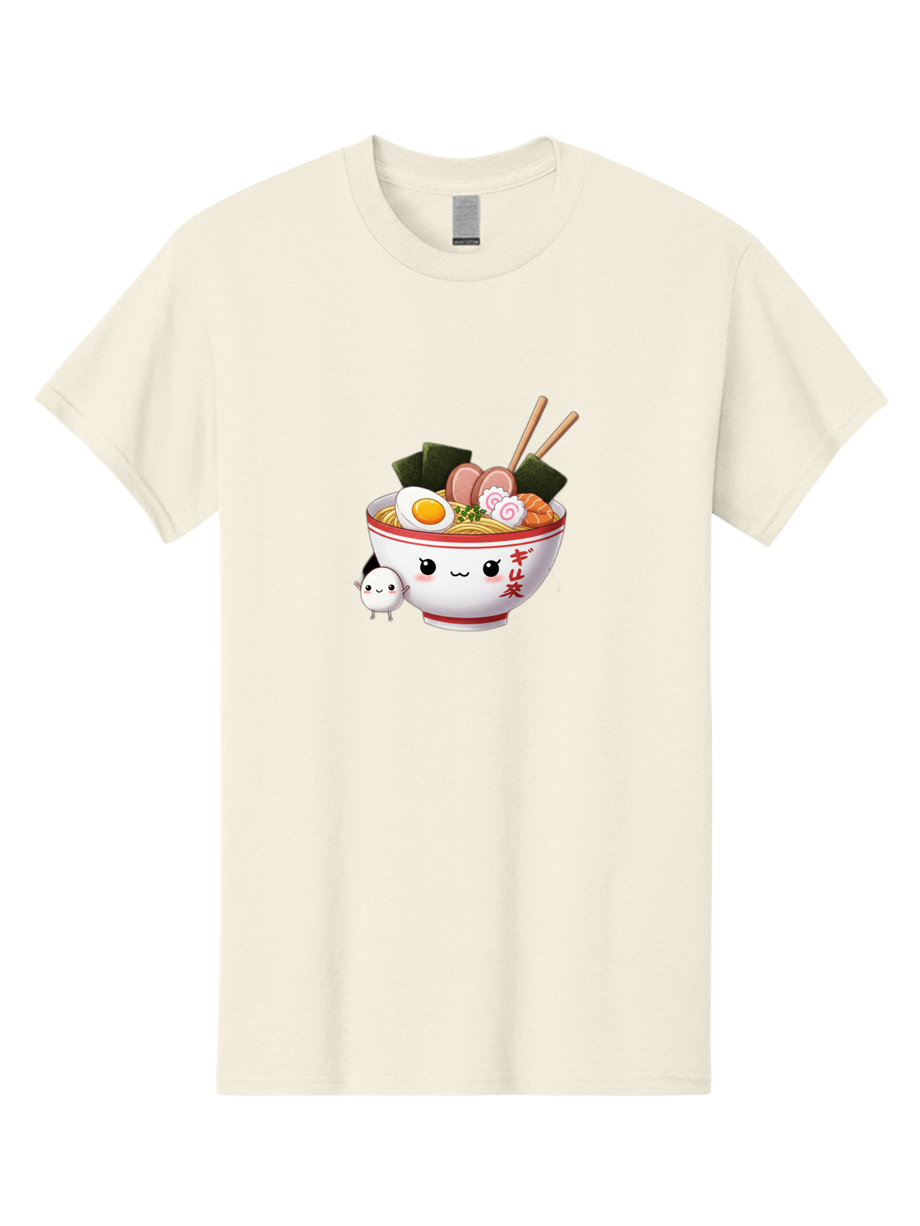 Ramen-Bowl-8 Men'S Graphic Tee, 100% Cotton, Comfortable Casual Summer Wear, Machine Washable, Kawaii Ramen, Steaming Hot Noodles, Boiled Egg, Sliced Pork, Seaweed, Japanese Cuisine, Cartoon Food, Ramen Character, Adorable Illustration, Bab298 9