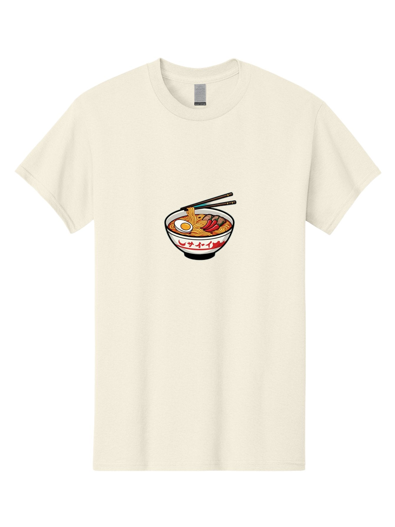 Ramen-Bowl-9 Men'S Graphic Tee, 100% Cotton, Comfortable Casual Summer Wear, Machine Washable, Bowl Of Ramen, Japanese Noodle Soup, Spicy Food, Hot Meal, Savory Dish, Noodle Bowl, Steaming Hot, Egg, Meat, Chili Peppers, Asian Cuisine, Bab299 11