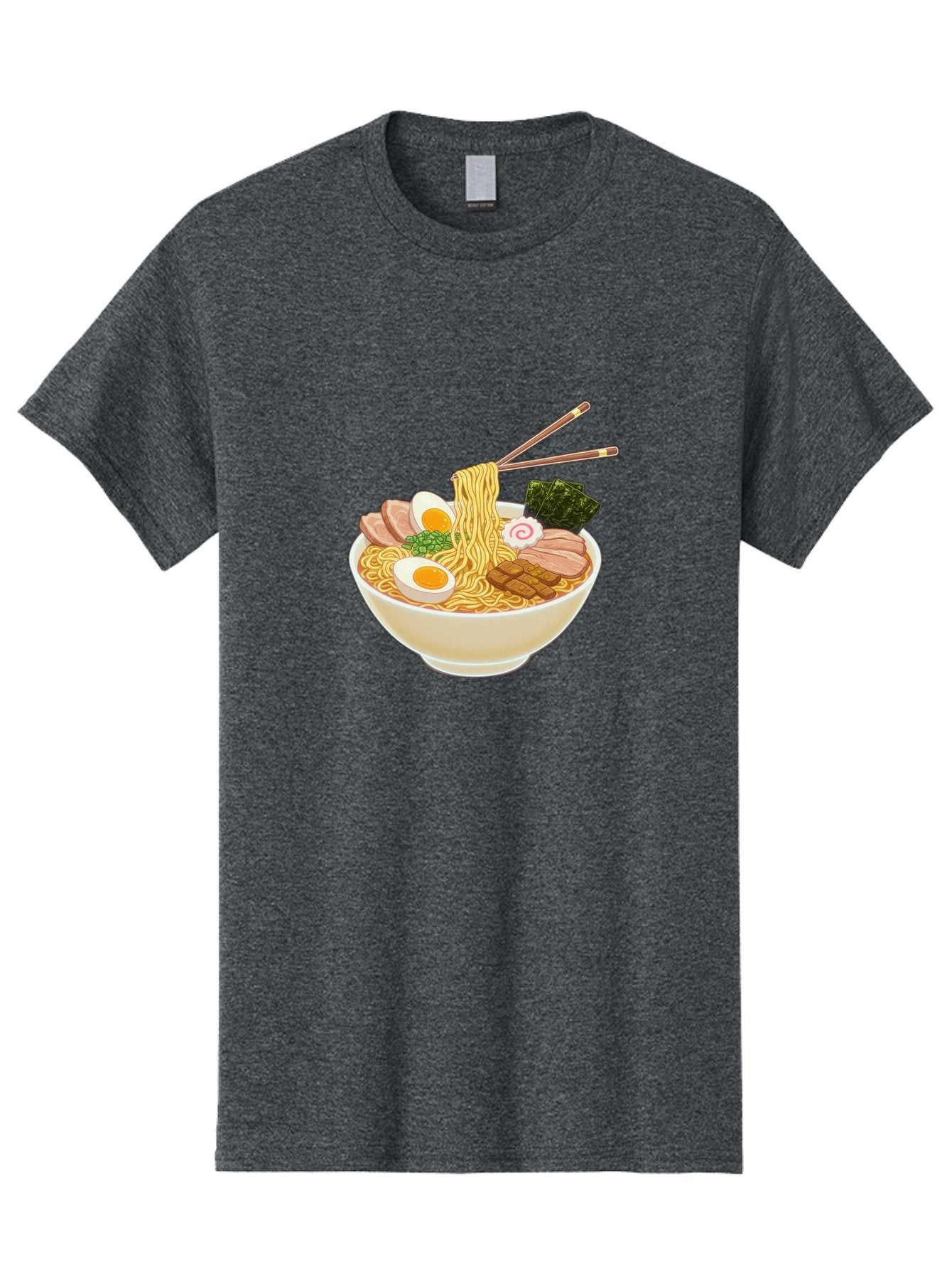 Ramen-Noodle-1 Men'S Graphic Tee, 100% Cotton, Comfortable Casual Summer Wear, Machine Washable, Delicious Ramen, Steaming Hot Noodles, Savory Pork Slices, Boiled Egg, Seaweed, Chopsticks, Japanese Cuisine, Noodle Soup, Comfort Food, Bab302 13