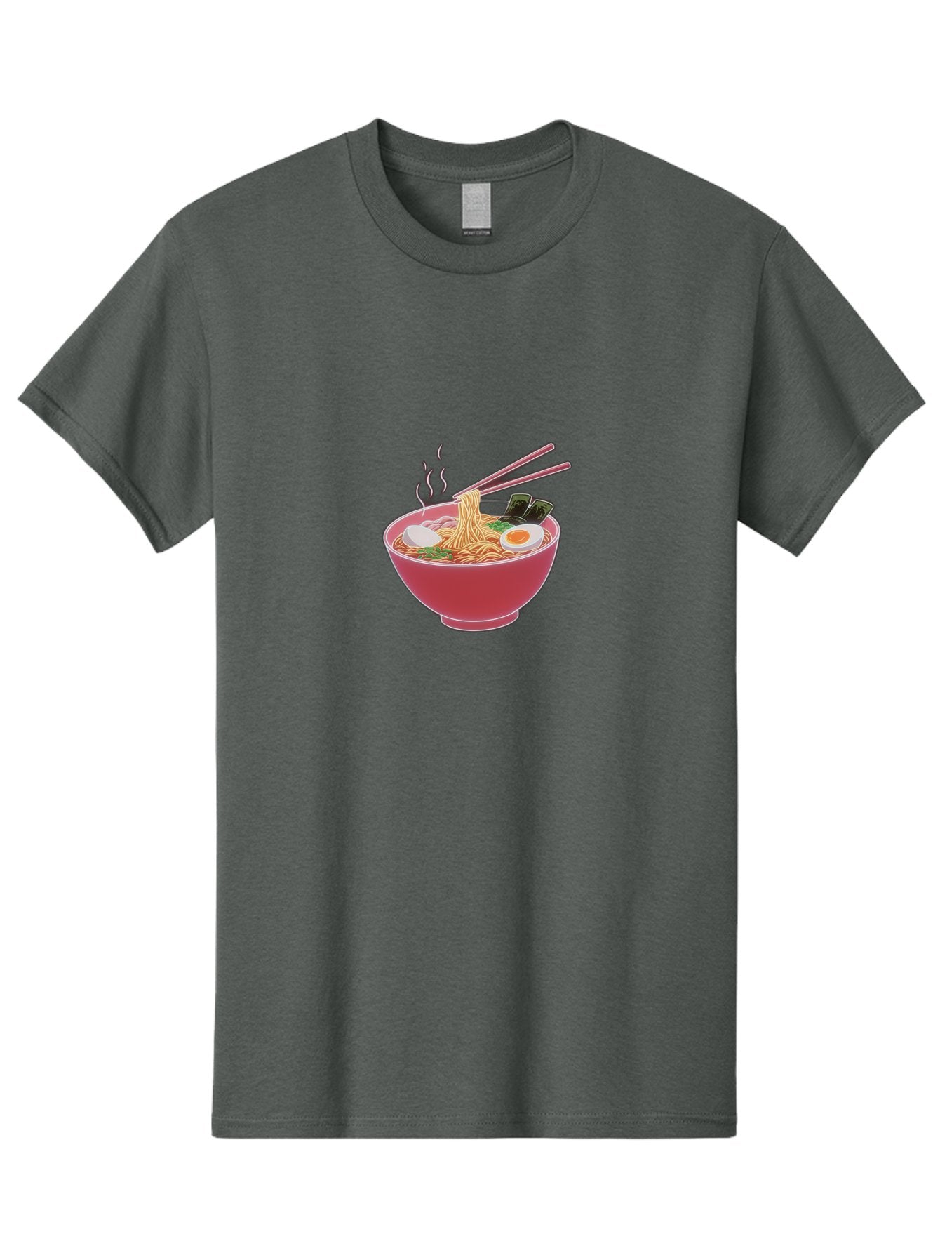 Ramen-Noodles-4 Men'S Graphic Tee, 100% Cotton, Comfortable Casual Summer Wear, Machine Washable, Steaming Hot Ramen, Bowl Of Noodles, Sliced Boiled Egg, Seaweed, Savory Toppings, Asian Cuisine, Comfort Food, Delicious Meal, Bab312 9