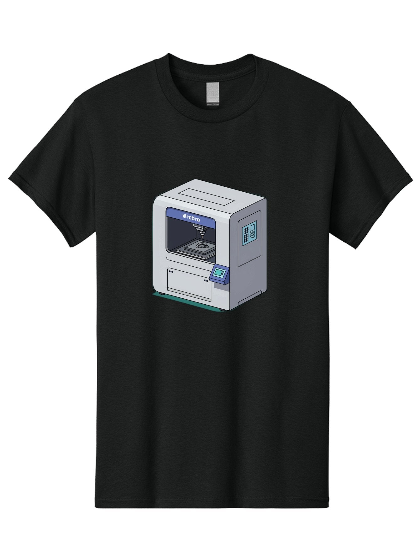 Rcbro-3D-Printer Men'S Graphic Tee, 100% Cotton, Comfortable Casual Summer Wear, Machine Washable, 3D Printing Technology, Rcbro 3D Printer, Digital Fabrication, Additive Manufacturing, Precision Engineering, Innovative Design, Bab323 15