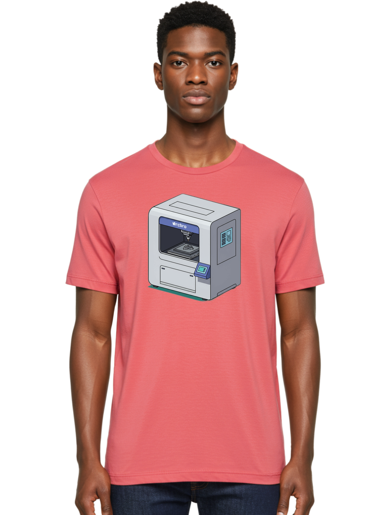 Rcbro-3D-Printer Men'S Graphic Tee, 100% Cotton, Comfortable Casual Summer Wear, Machine Washable, 3D Printing Technology, Rcbro 3D Printer, Digital Fabrication, Additive Manufacturing, Precision Engineering, Innovative Design, Bab323 14
