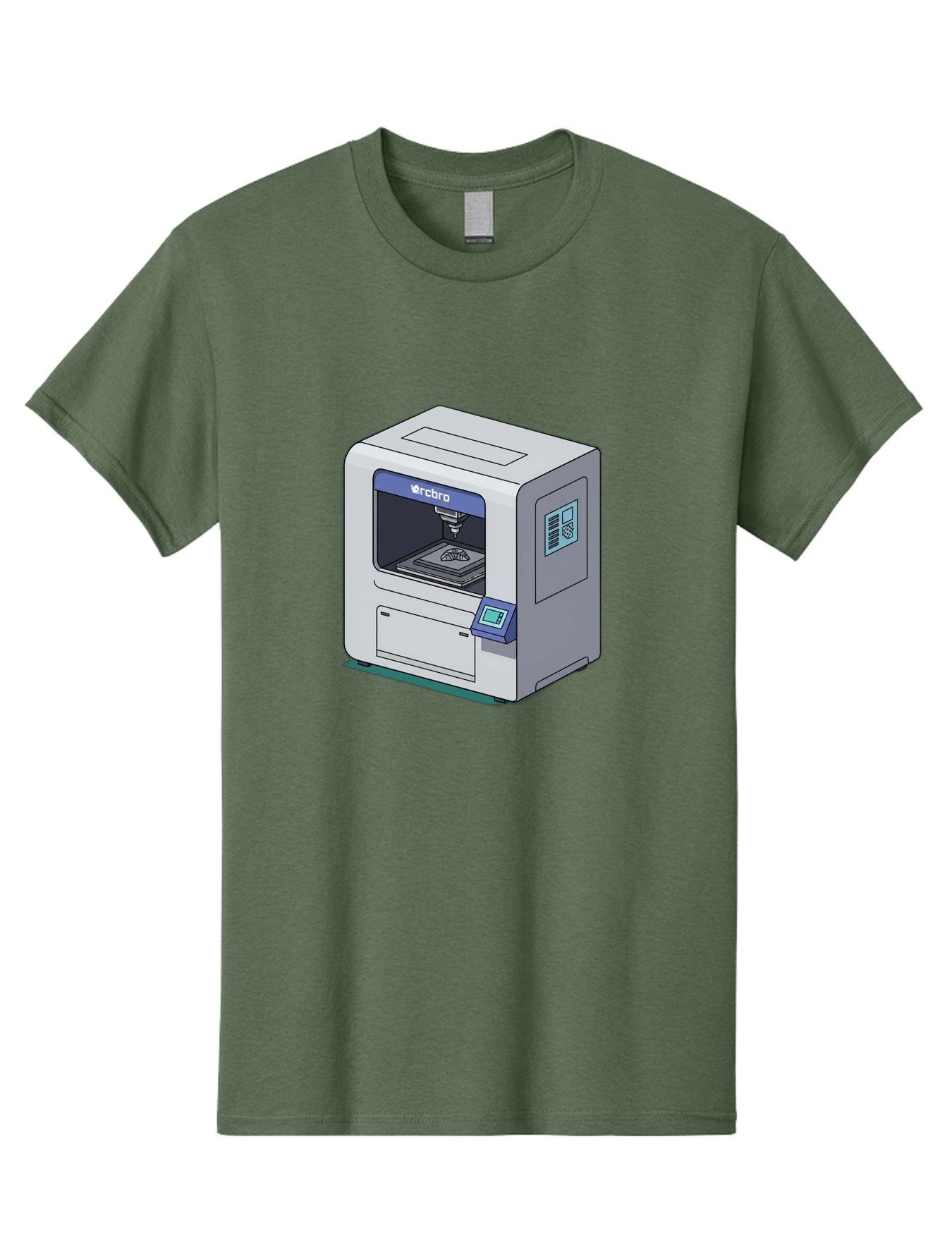 Rcbro-3D-Printer Men'S Graphic Tee, 100% Cotton, Comfortable Casual Summer Wear, Machine Washable, 3D Printing Technology, Rcbro 3D Printer, Digital Fabrication, Additive Manufacturing, Precision Engineering, Innovative Design, Bab323 8