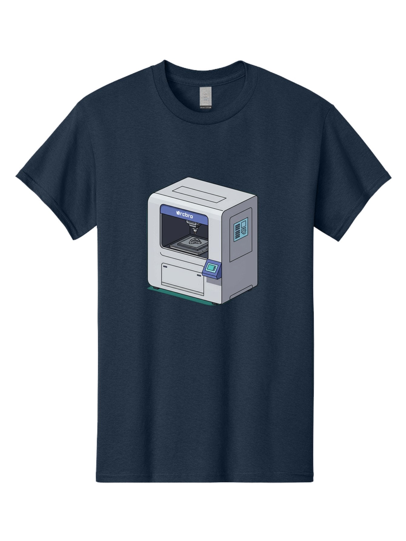 Rcbro-3D-Printer Men'S Graphic Tee, 100% Cotton, Comfortable Casual Summer Wear, Machine Washable, 3D Printing Technology, Rcbro 3D Printer, Digital Fabrication, Additive Manufacturing, Precision Engineering, Innovative Design, Bab323 10