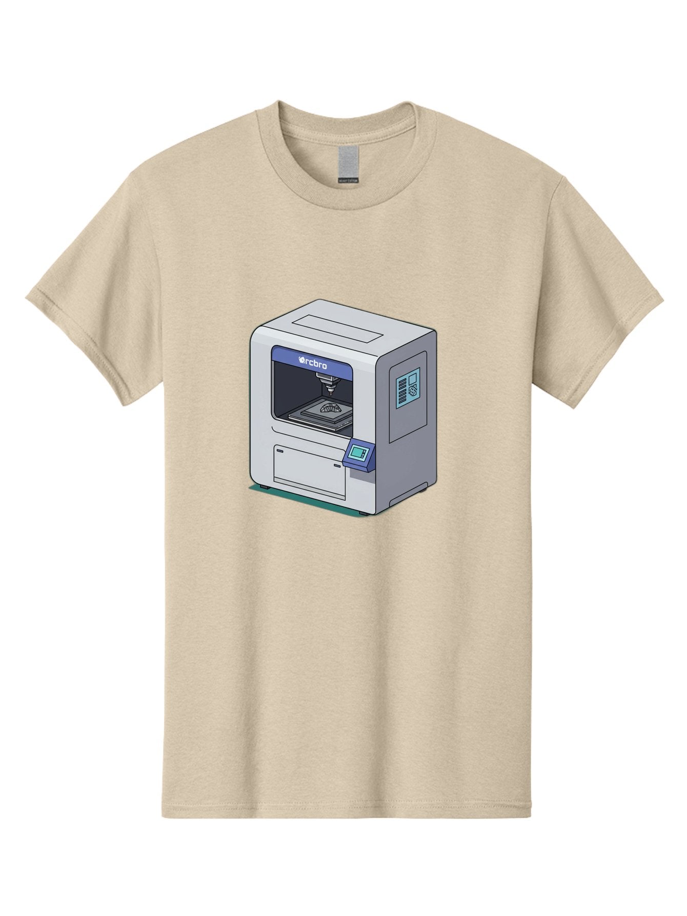 Rcbro-3D-Printer Men'S Graphic Tee, 100% Cotton, Comfortable Casual Summer Wear, Machine Washable, 3D Printing Technology, Rcbro 3D Printer, Digital Fabrication, Additive Manufacturing, Precision Engineering, Innovative Design, Bab323 13