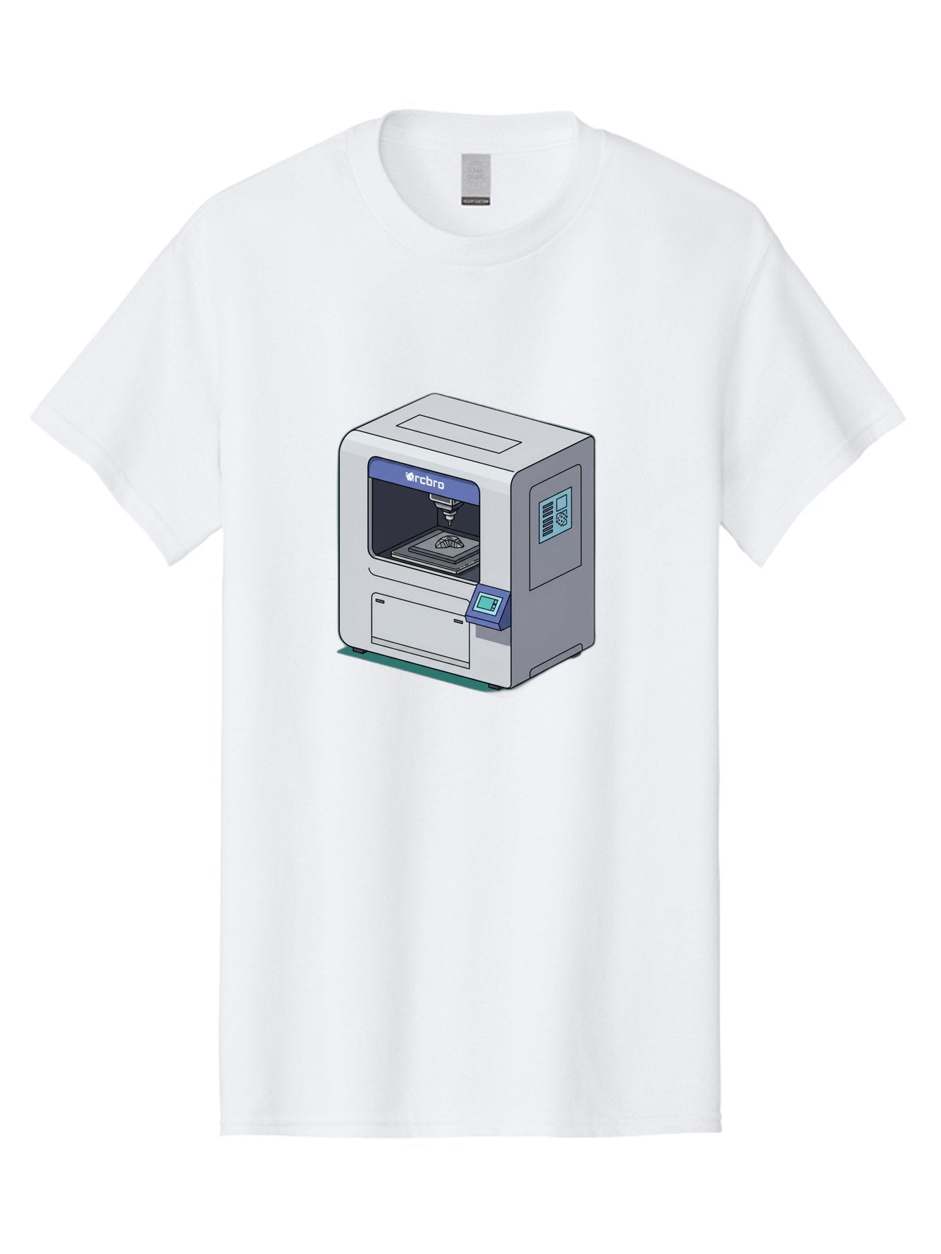 Rcbro-3D-Printer Men'S Graphic Tee, 100% Cotton, Comfortable Casual Summer Wear, Machine Washable, 3D Printing Technology, Rcbro 3D Printer, Digital Fabrication, Additive Manufacturing, Precision Engineering, Innovative Design, Bab323 7