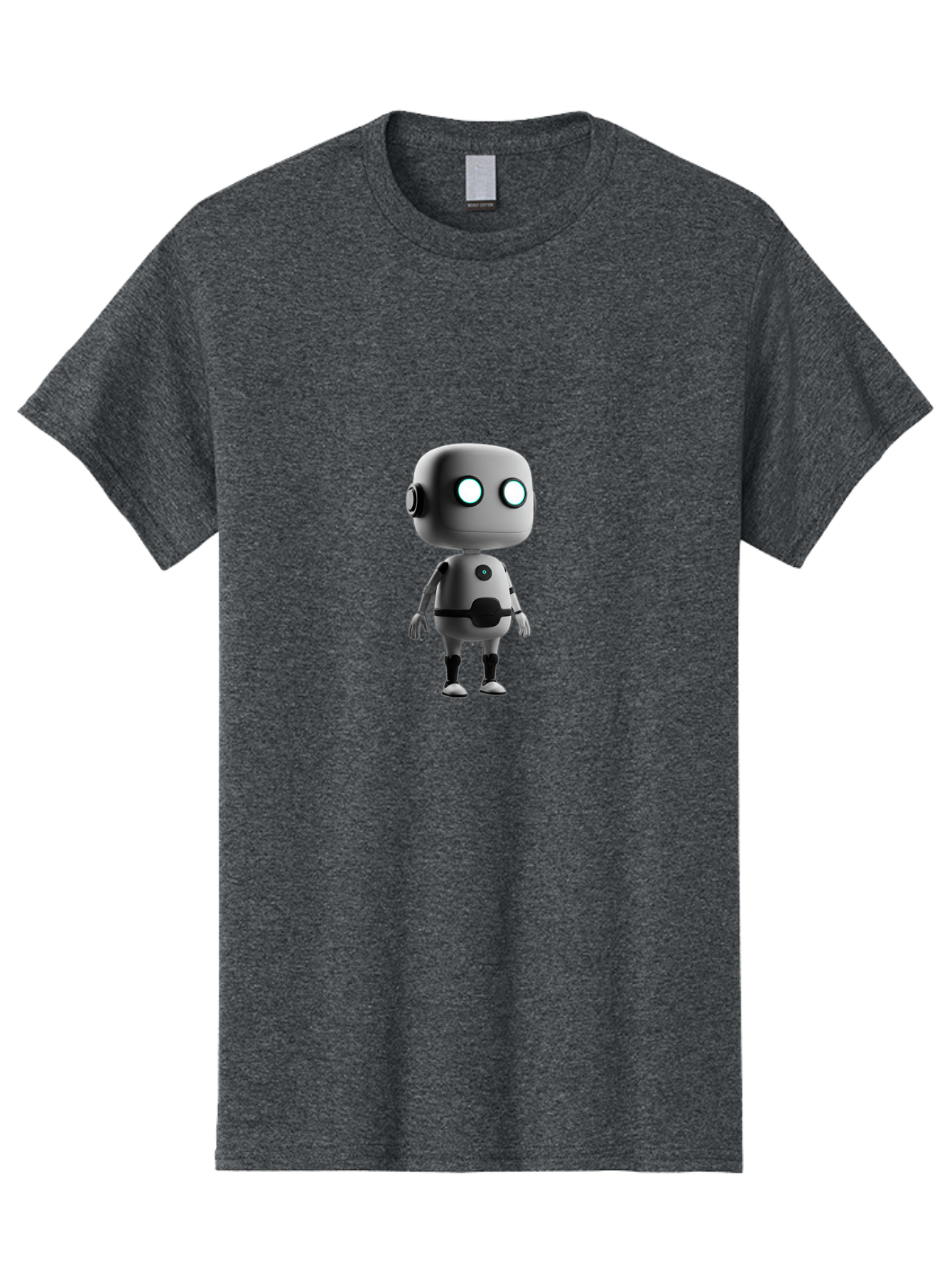 Robot-4 Men'S Graphic Tee, 100% Cotton, Comfortable Casual Summer Wear, Machine Washable, 3D Robot, Artificial Intelligence, Futuristic Design, Metallic Robot Body, Round Head, Glowing Eyes, Mechanical Limbs, Robot Character Model, Bab344 29