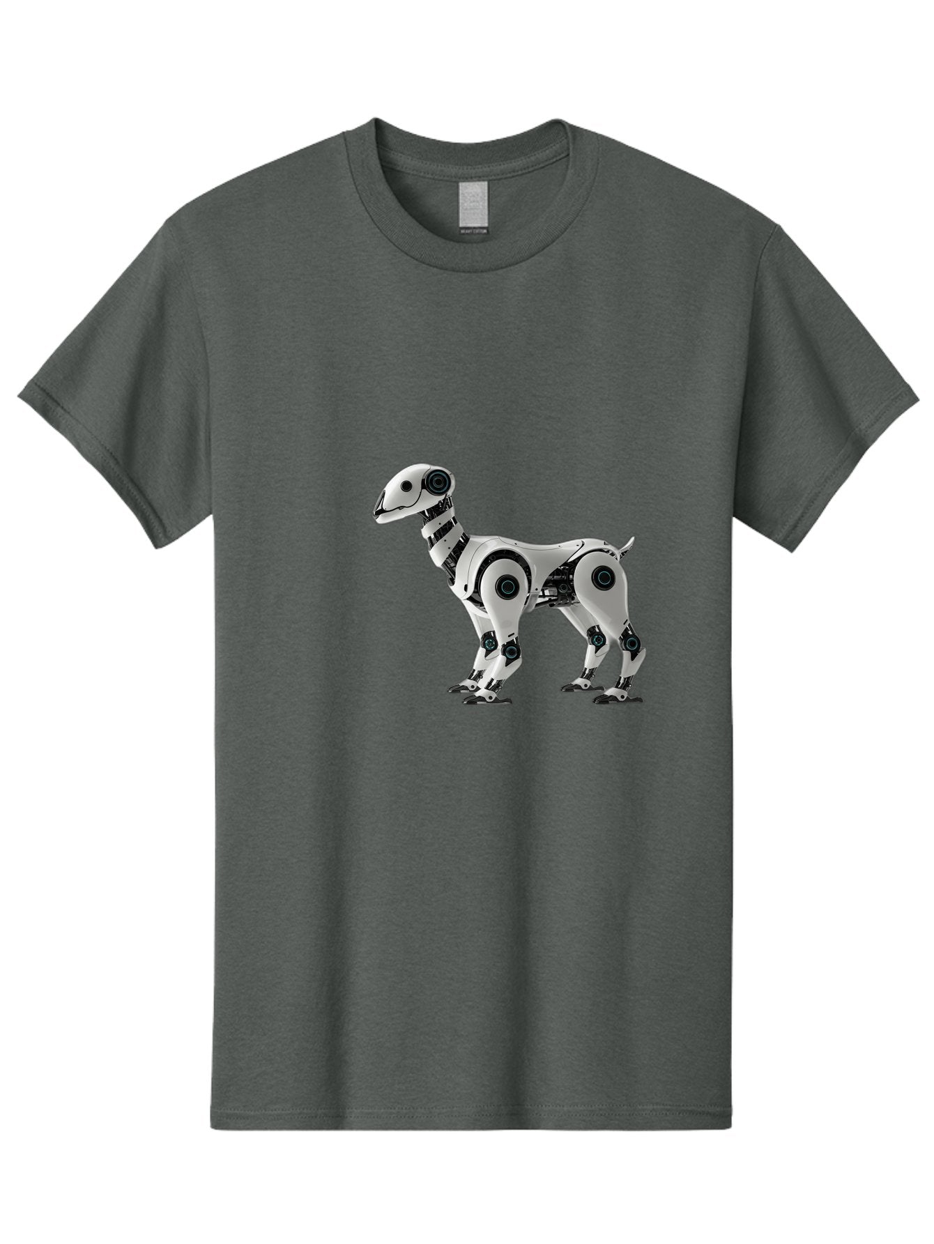 Robot-Dog Men'S Graphic Tee, 100% Cotton, Comfortable Casual Summer Wear, Machine Washable, Robotic Canine, Futuristic Design, Mechanical Pet, Artificial Intelligence, Tech-Savvy, Robotic Limbs, Modern Innovation, Cybernetic Creature, Bab349 9
