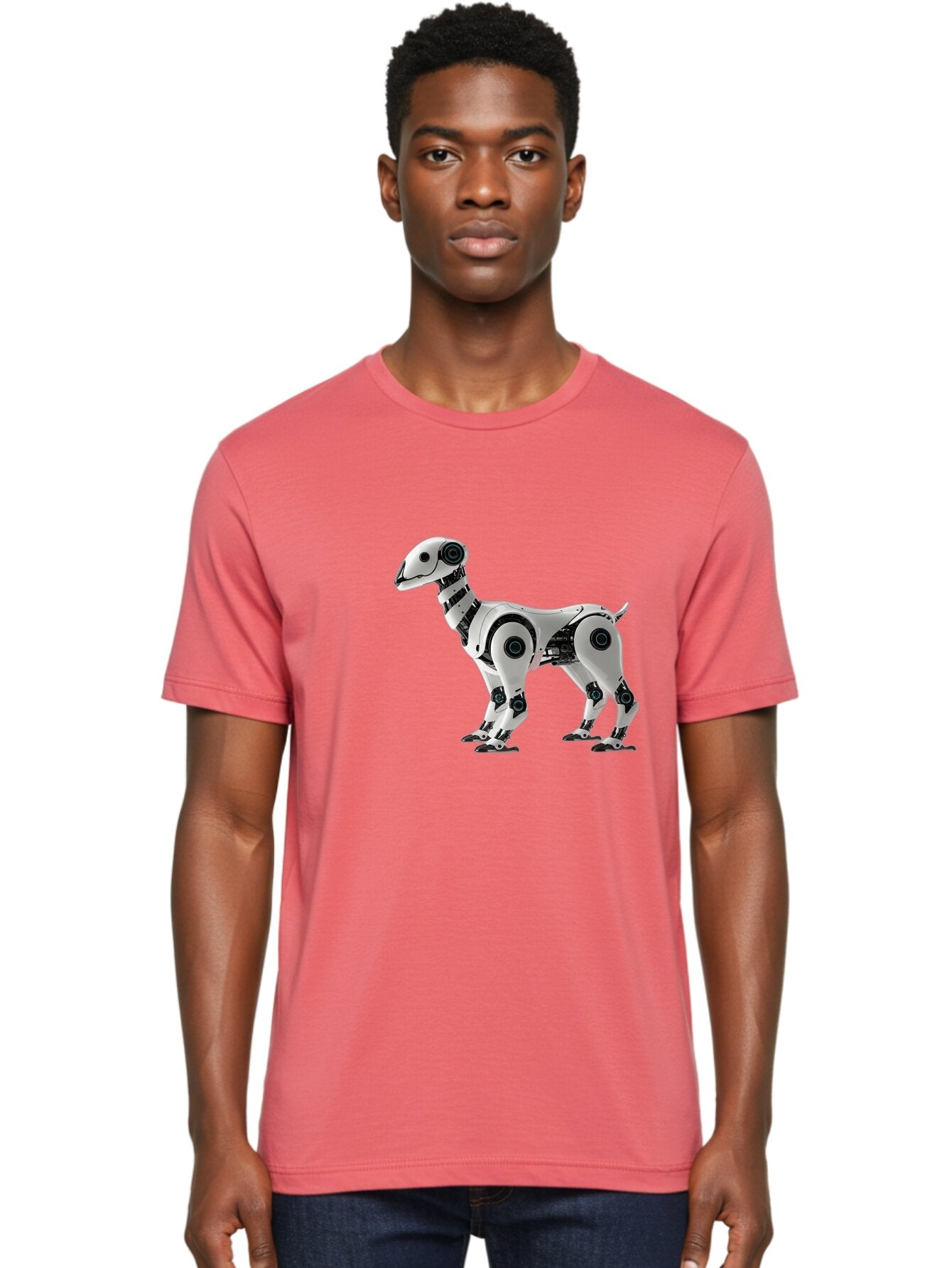 Robot-Dog Men'S Graphic Tee, 100% Cotton, Comfortable Casual Summer Wear, Machine Washable, Robotic Canine, Futuristic Design, Mechanical Pet, Artificial Intelligence, Tech-Savvy, Robotic Limbs, Modern Innovation, Cybernetic Creature, Bab349 20