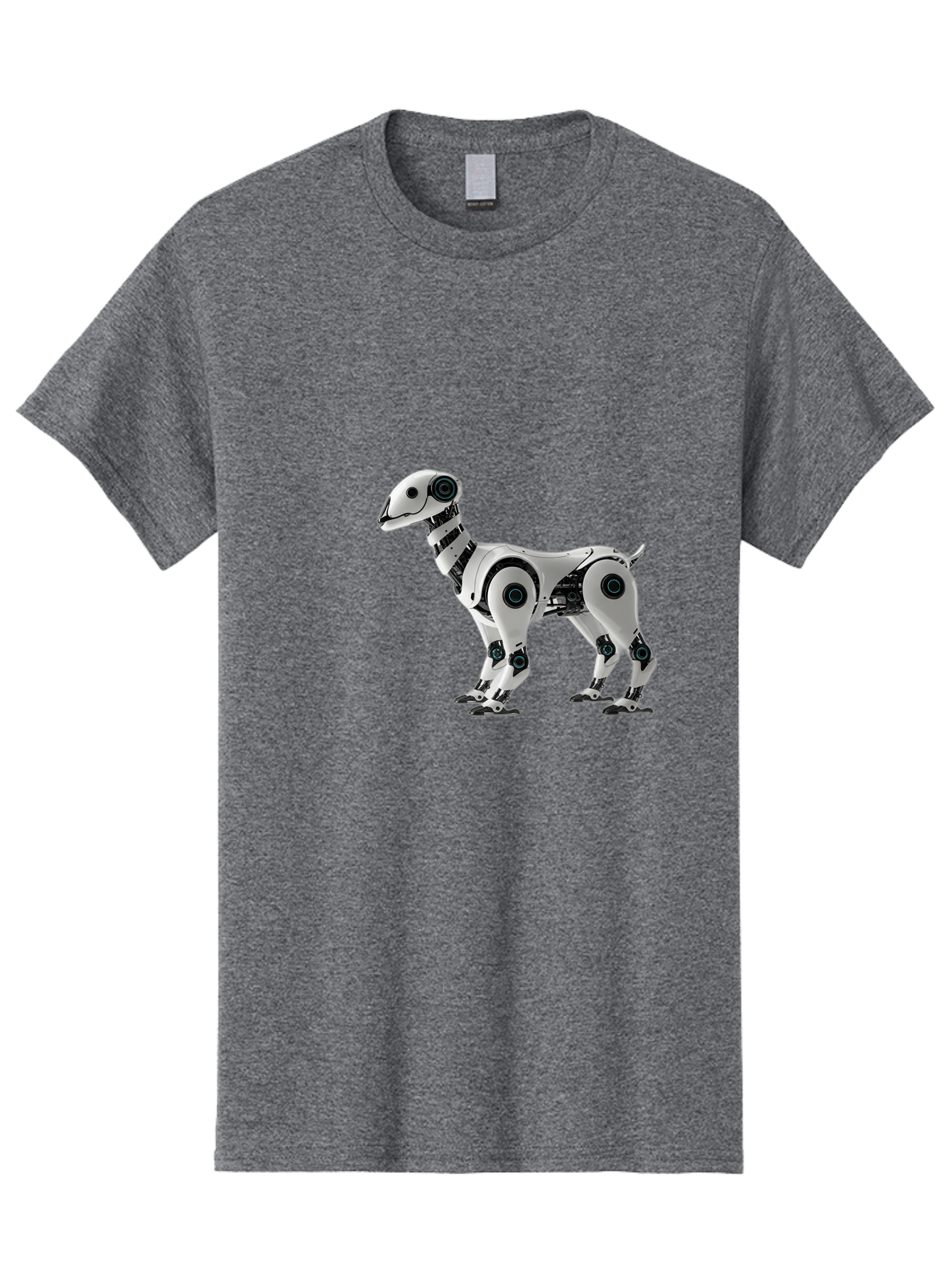 Robot-Dog Men'S Graphic Tee, 100% Cotton, Comfortable Casual Summer Wear, Machine Washable, Robotic Canine, Futuristic Design, Mechanical Pet, Artificial Intelligence, Tech-Savvy, Robotic Limbs, Modern Innovation, Cybernetic Creature, Bab349 5