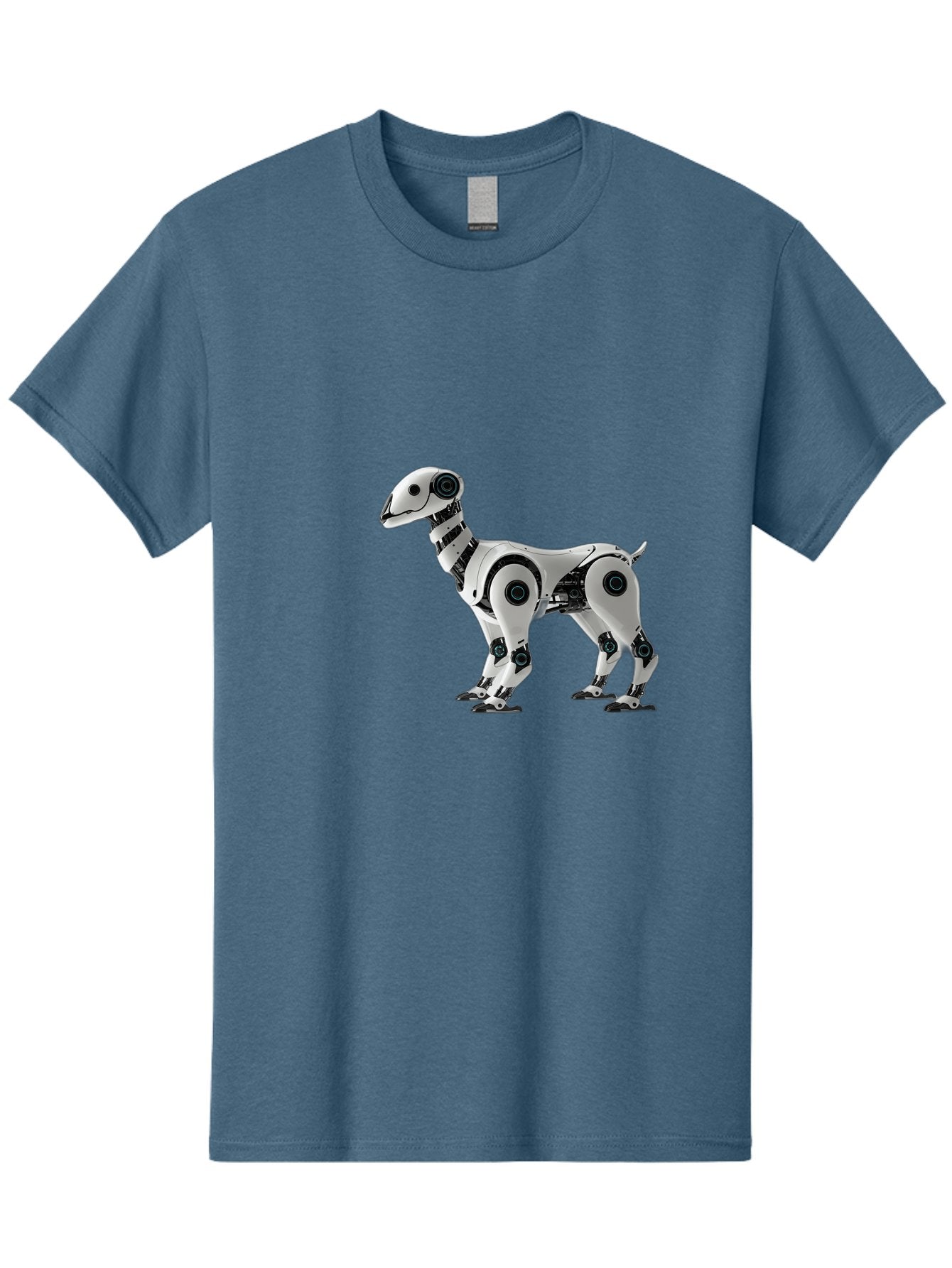 Robot-Dog Men'S Graphic Tee, 100% Cotton, Comfortable Casual Summer Wear, Machine Washable, Robotic Canine, Futuristic Design, Mechanical Pet, Artificial Intelligence, Tech-Savvy, Robotic Limbs, Modern Innovation, Cybernetic Creature, Bab349 4
