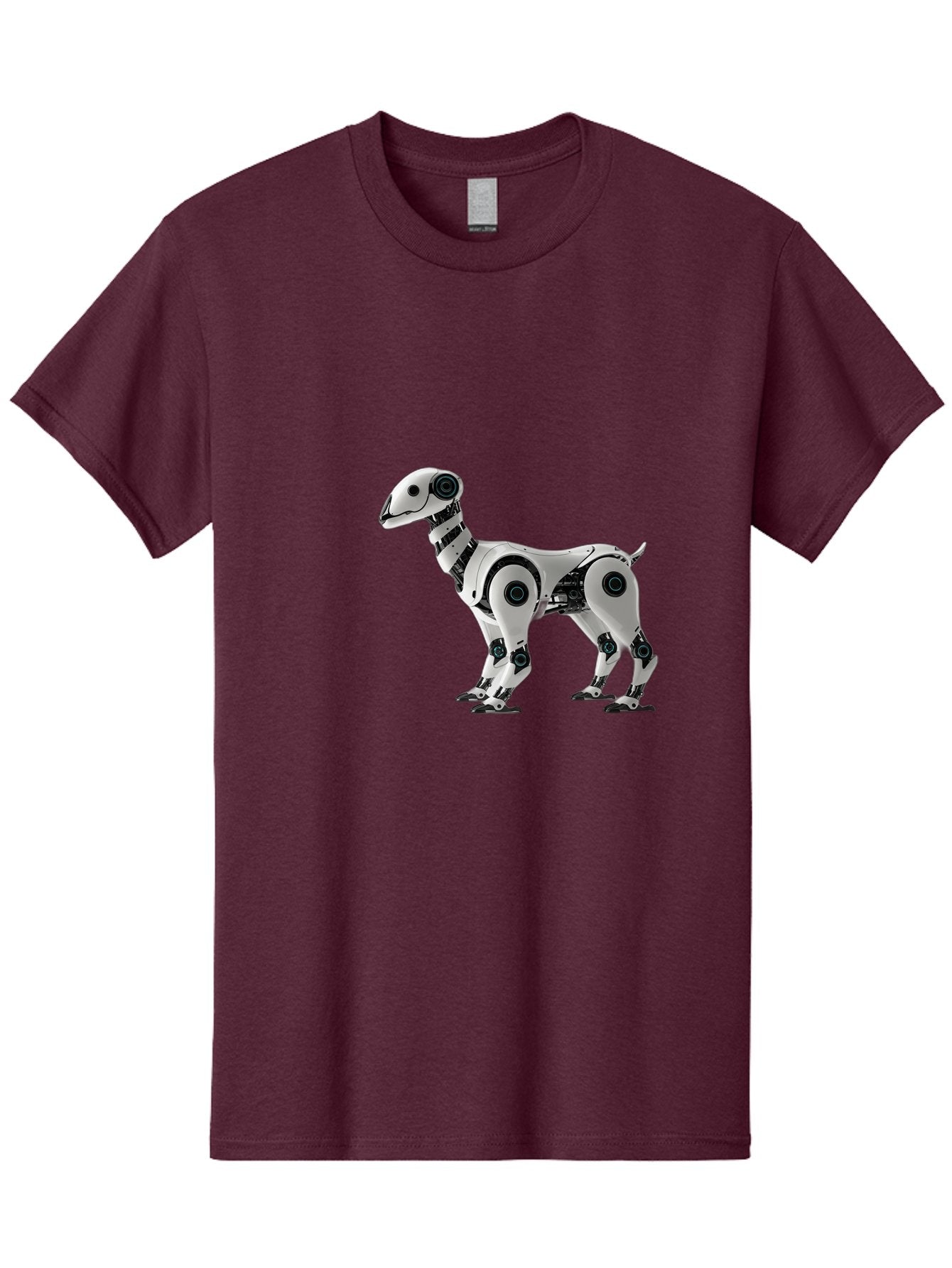 Robot-Dog Men'S Graphic Tee, 100% Cotton, Comfortable Casual Summer Wear, Machine Washable, Robotic Canine, Futuristic Design, Mechanical Pet, Artificial Intelligence, Tech-Savvy, Robotic Limbs, Modern Innovation, Cybernetic Creature, Bab349 8