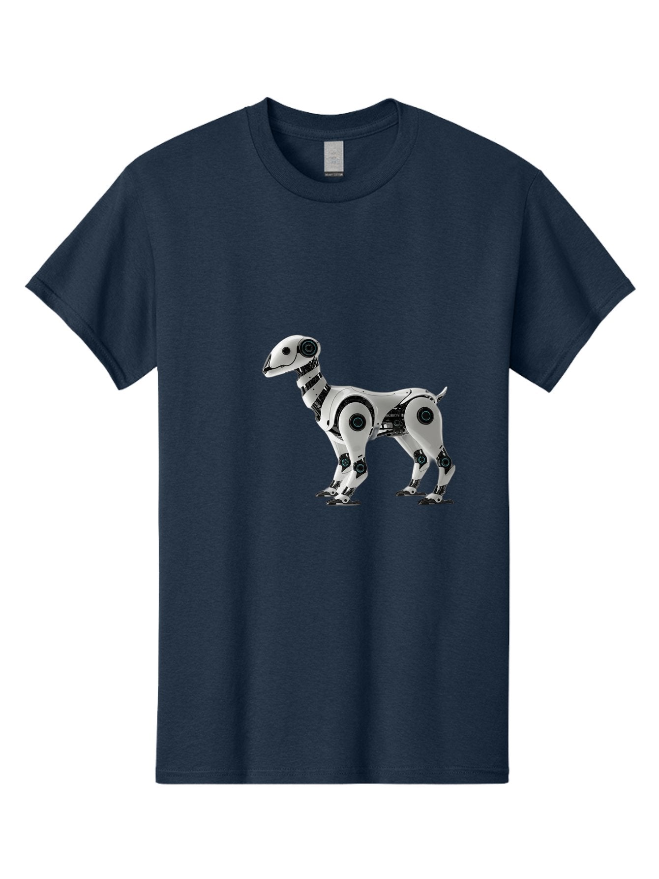 Robot-Dog Men'S Graphic Tee, 100% Cotton, Comfortable Casual Summer Wear, Machine Washable, Robotic Canine, Futuristic Design, Mechanical Pet, Artificial Intelligence, Tech-Savvy, Robotic Limbs, Modern Innovation, Cybernetic Creature, Bab349