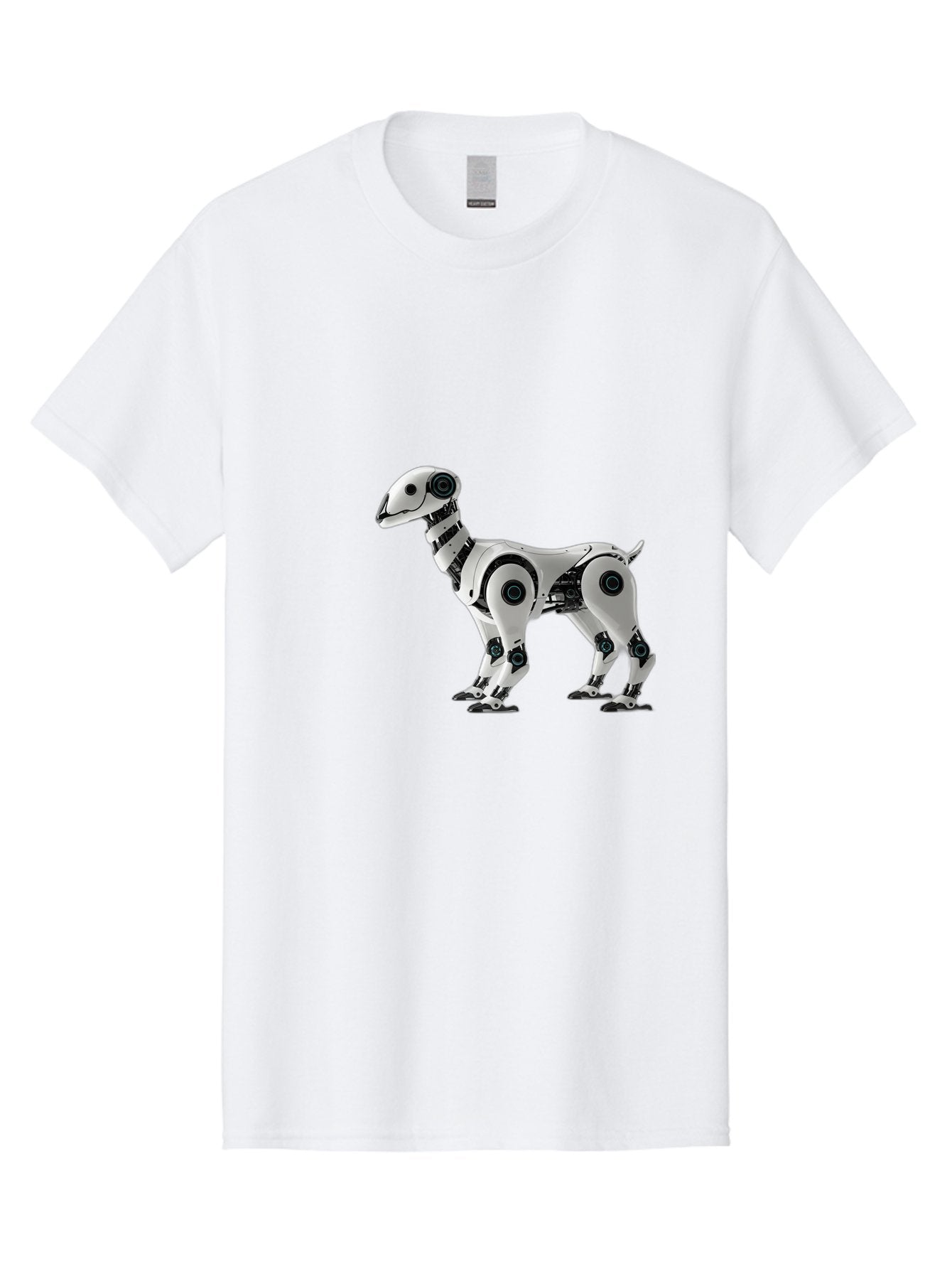 Robot-Dog Men'S Graphic Tee, 100% Cotton, Comfortable Casual Summer Wear, Machine Washable, Robotic Canine, Futuristic Design, Mechanical Pet, Artificial Intelligence, Tech-Savvy, Robotic Limbs, Modern Innovation, Cybernetic Creature, Bab349 5