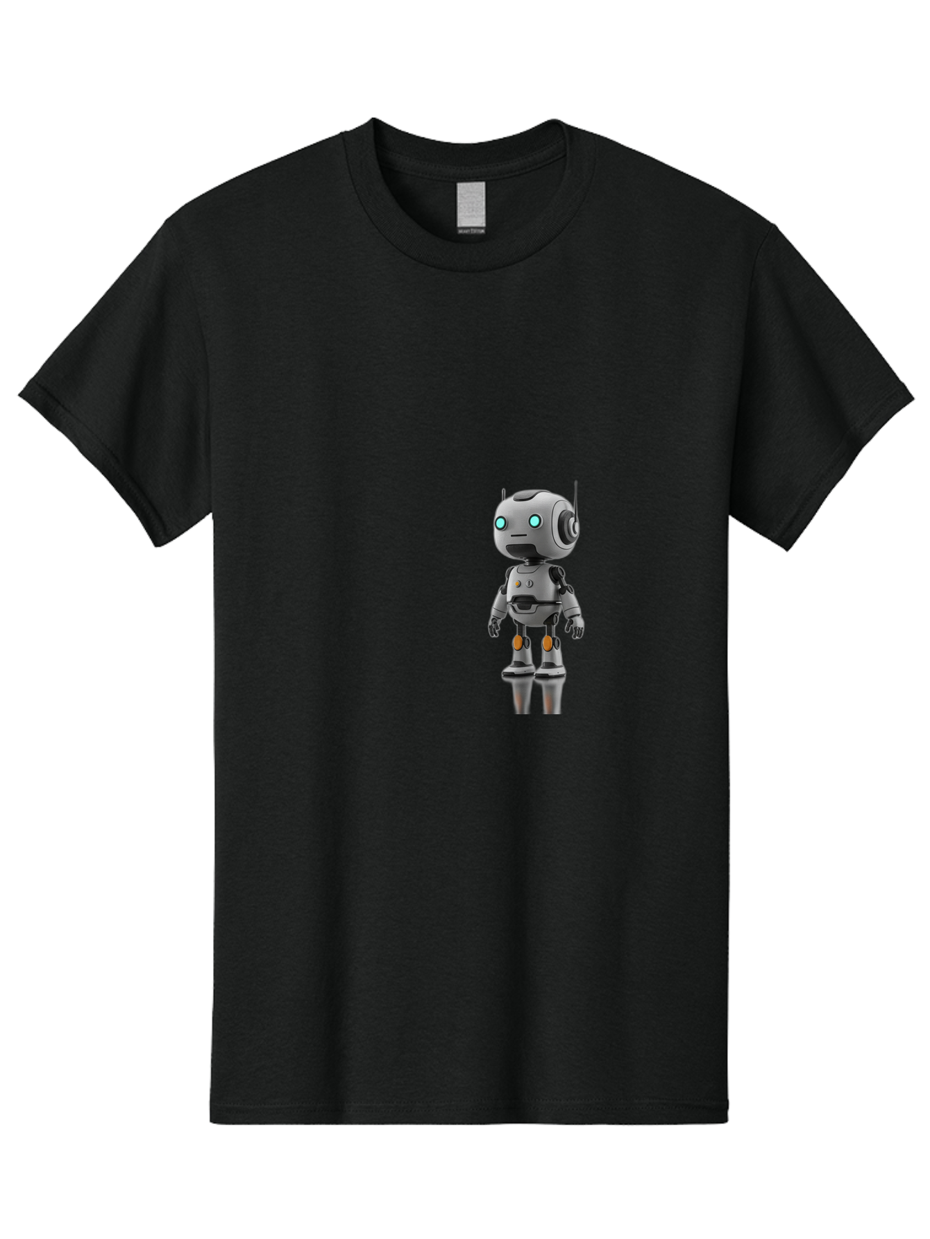 Robot Men'S Graphic Tee, 100% Cotton, Comfortable Casual Summer Wear, Machine Washable, Gray Robot, Artificial Intelligence, Futuristic Design, Robotic Technology, Mechanical Body, Glowing Blue Eyes, Robotic Head, Futuristic Character Bab361 19