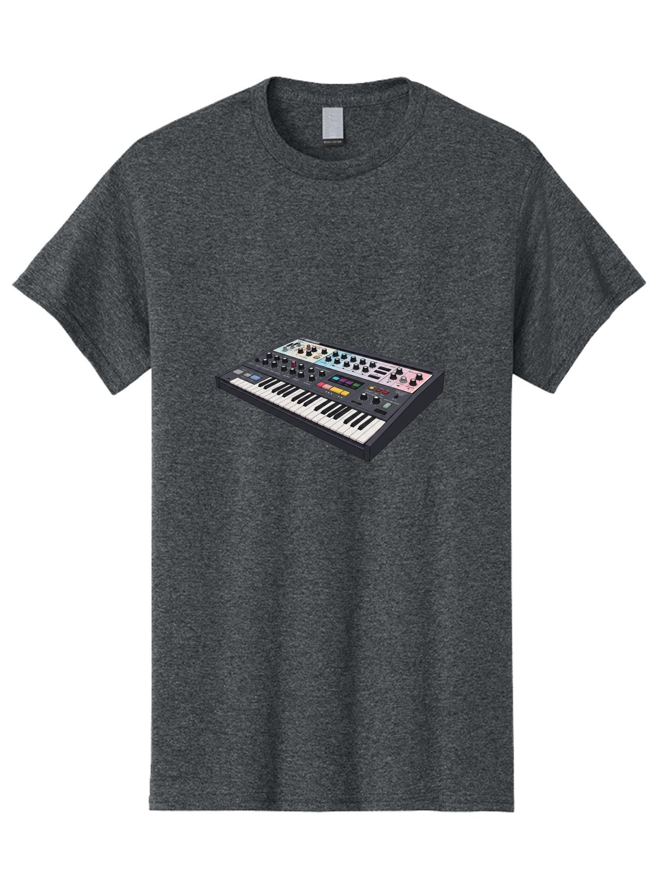 Roland-Jupiter-8 Men'S Graphic Tee, 100% Cotton, Comfortable Casual Summer Wear, Machine Washable, Music Synthesizer, Electronic Keyboard, Midi Controller, Sound Editing, Music Production, Audio Equipment, Musical Instrument, Korg Synthesizer, Bab362 11