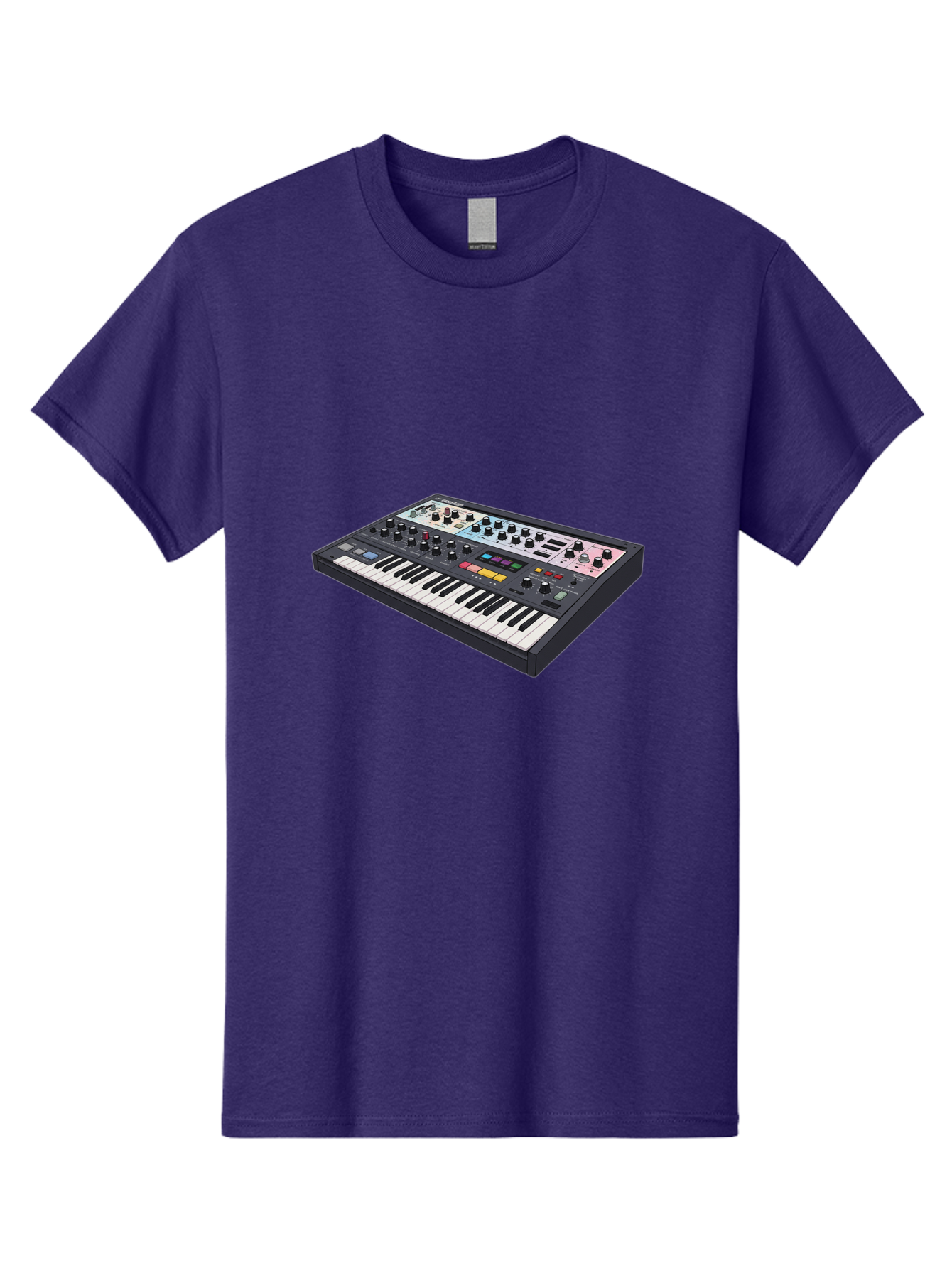 Roland-Jupiter-8 Men'S Graphic Tee, 100% Cotton, Comfortable Casual Summer Wear, Machine Washable, Music Synthesizer, Electronic Keyboard, Midi Controller, Sound Editing, Music Production, Audio Equipment, Musical Instrument, Korg Synthesizer, Bab362 27