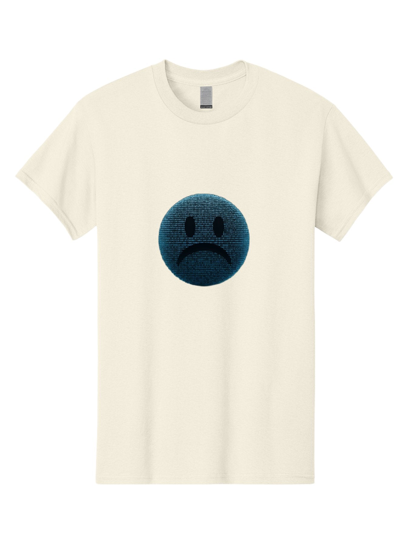 Sad-Face Men'S Graphic Tee, 100% Cotton, Comfortable Casual Summer Wear, Machine Washable, Sad Face Emoticon, Unhappy Expression, Displeased Emotion, Negative Sentiment, Frowning Face, Upset Feeling, Distressed Mood Bab372 6