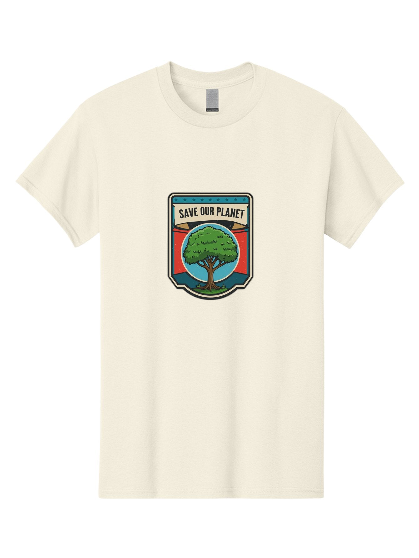 Save-Our-Planet-1 Men'S Graphic Tee, 100% Cotton, Comfortable Casual Summer Wear, Machine Washable, Eco-Friendly Logo, Tree Conservation, Environmental Protection, Green Initiative, Save The Planet, Eco Activism, Earth Day Symbol Bab377 13