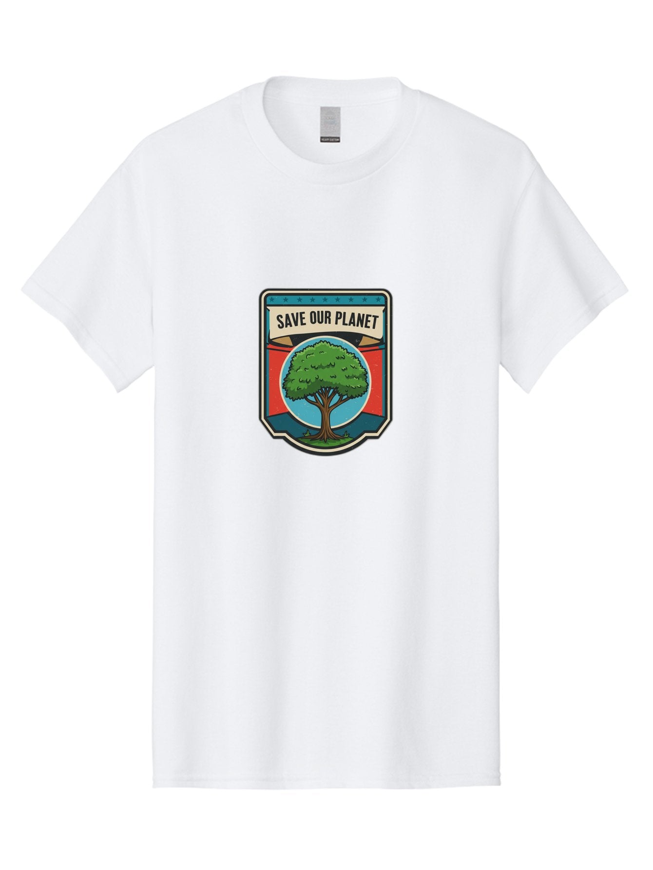 Save-Our-Planet-1 Men'S Graphic Tee, 100% Cotton, Comfortable Casual Summer Wear, Machine Washable, Eco-Friendly Logo, Tree Conservation, Environmental Protection, Green Initiative, Save The Planet, Eco Activism, Earth Day Symbol Bab377 11