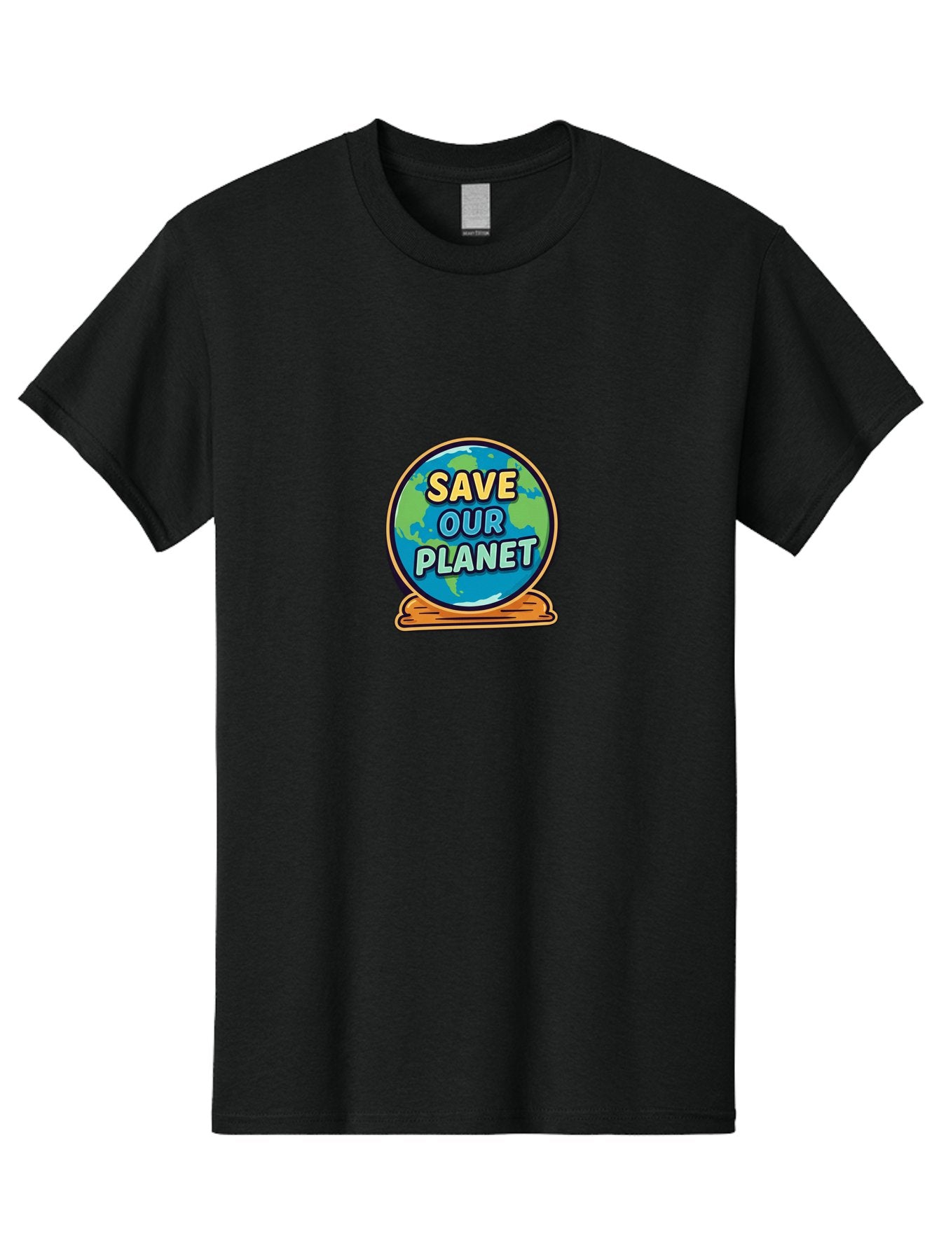 Save-Our-Planet-2 Men'S Graphic Tee, 100% Cotton, Comfortable Casual Summer Wear, Machine Washable, Globe With Save Our Planet Text, Eco-Friendly Message, Environmental Awareness, Earth Conservation, Sustainability, Global Unity, Bab378 11