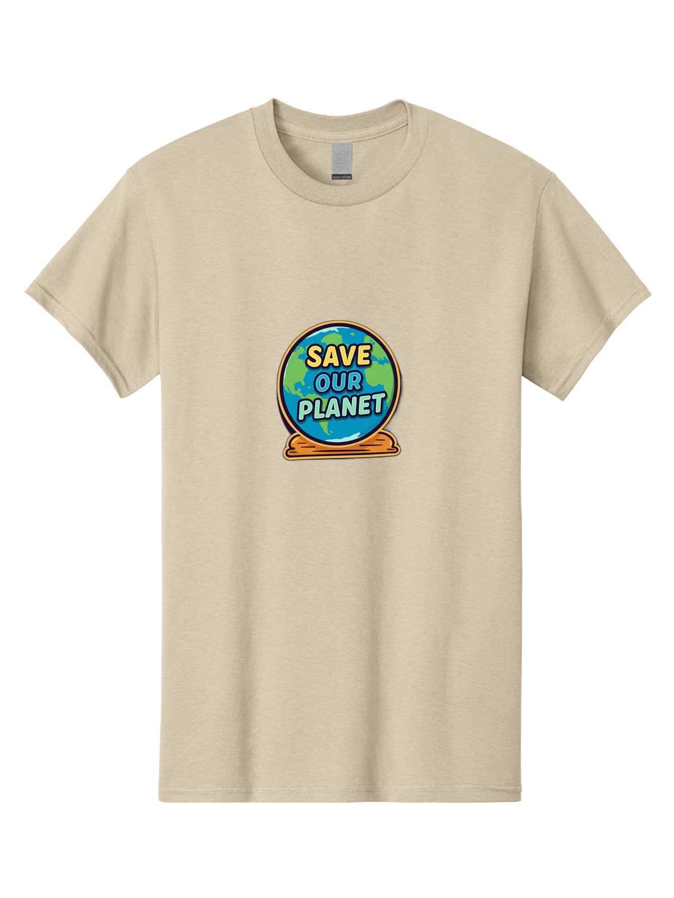 Save-Our-Planet-2 Men'S Graphic Tee, 100% Cotton, Comfortable Casual Summer Wear, Machine Washable, Globe With Save Our Planet Text, Eco-Friendly Message, Environmental Awareness, Earth Conservation, Sustainability, Global Unity, Bab378 9