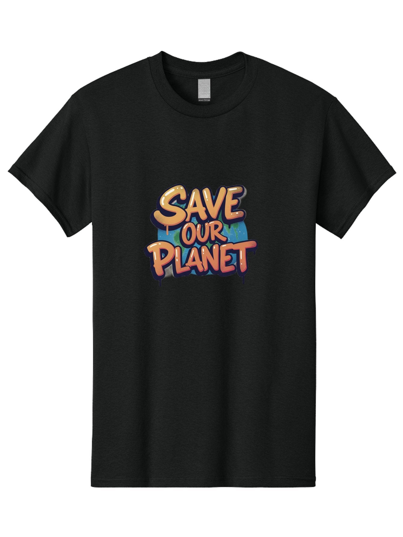 Save-Our-Planet-7 Men'S Graphic Tee, 100% Cotton, Comfortable Casual Summer Wear, Machine Washable, Save The Planet, Eco Friendly, Environmental Awareness, Sustainability, Climate Change, Earth Protection, Green Movement, Conservation Efforts, Bab383 6