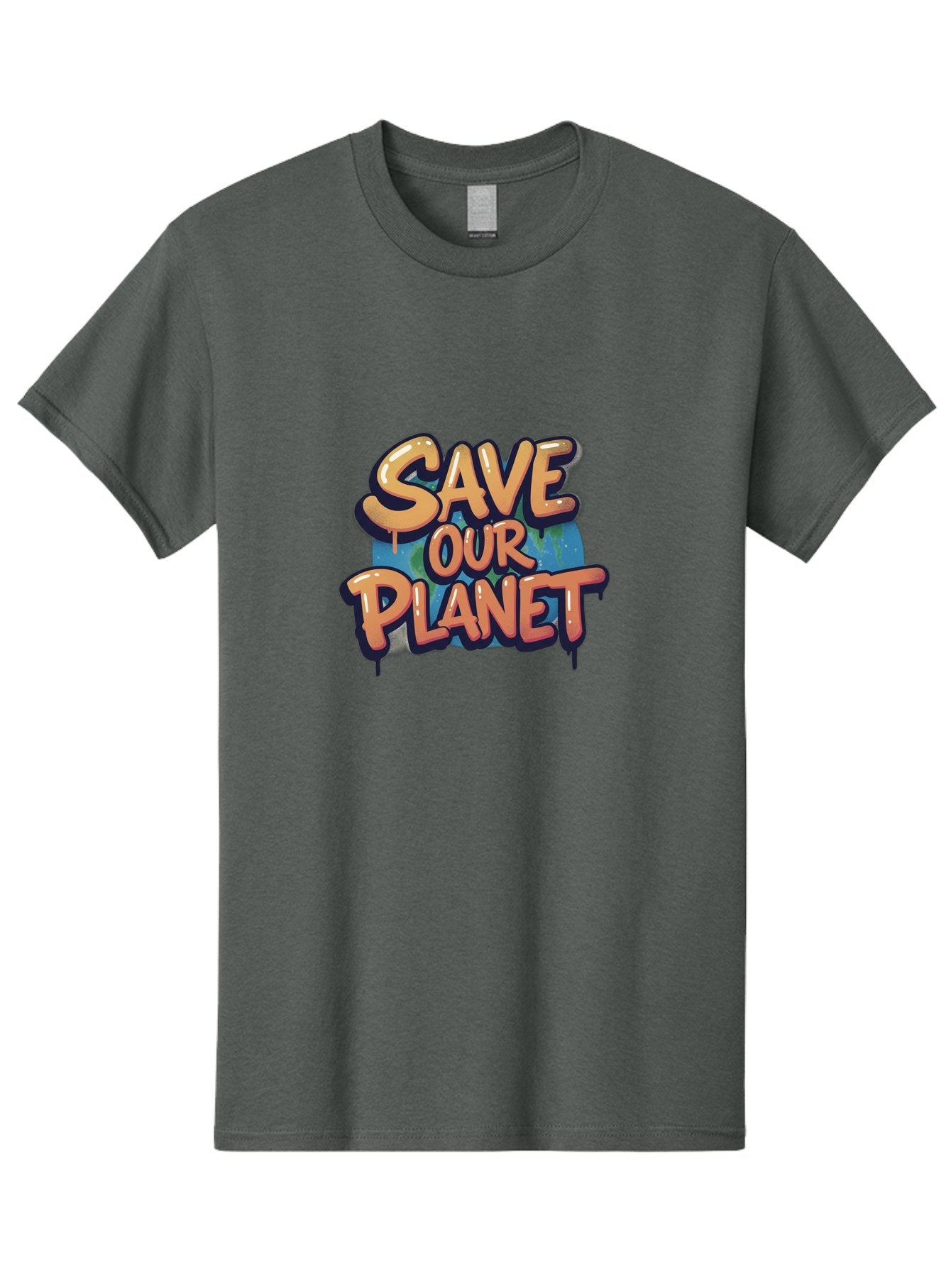 Save-Our-Planet-7 Men'S Graphic Tee, 100% Cotton, Comfortable Casual Summer Wear, Machine Washable, Save The Planet, Eco Friendly, Environmental Awareness, Sustainability, Climate Change, Earth Protection, Green Movement, Conservation Efforts, Bab383 11