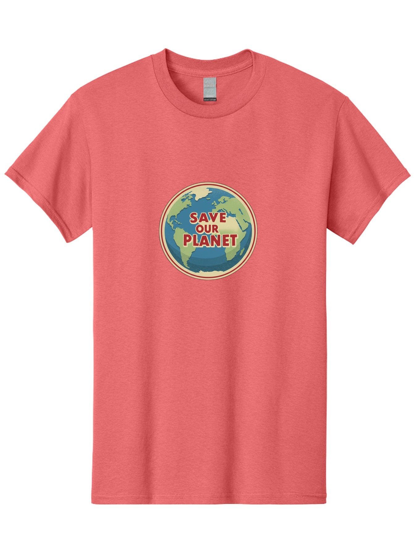 Save-Our-Planet-8 Men'S Graphic Tee, 100% Cotton, Comfortable Casual Summer Wear, Machine Washable, Globe With Save Our Planet Text, Environmental Awareness, Eco-Friendly Message, Save The Earth, Conservation, Sustainability, Eco Activism, Bab384 15
