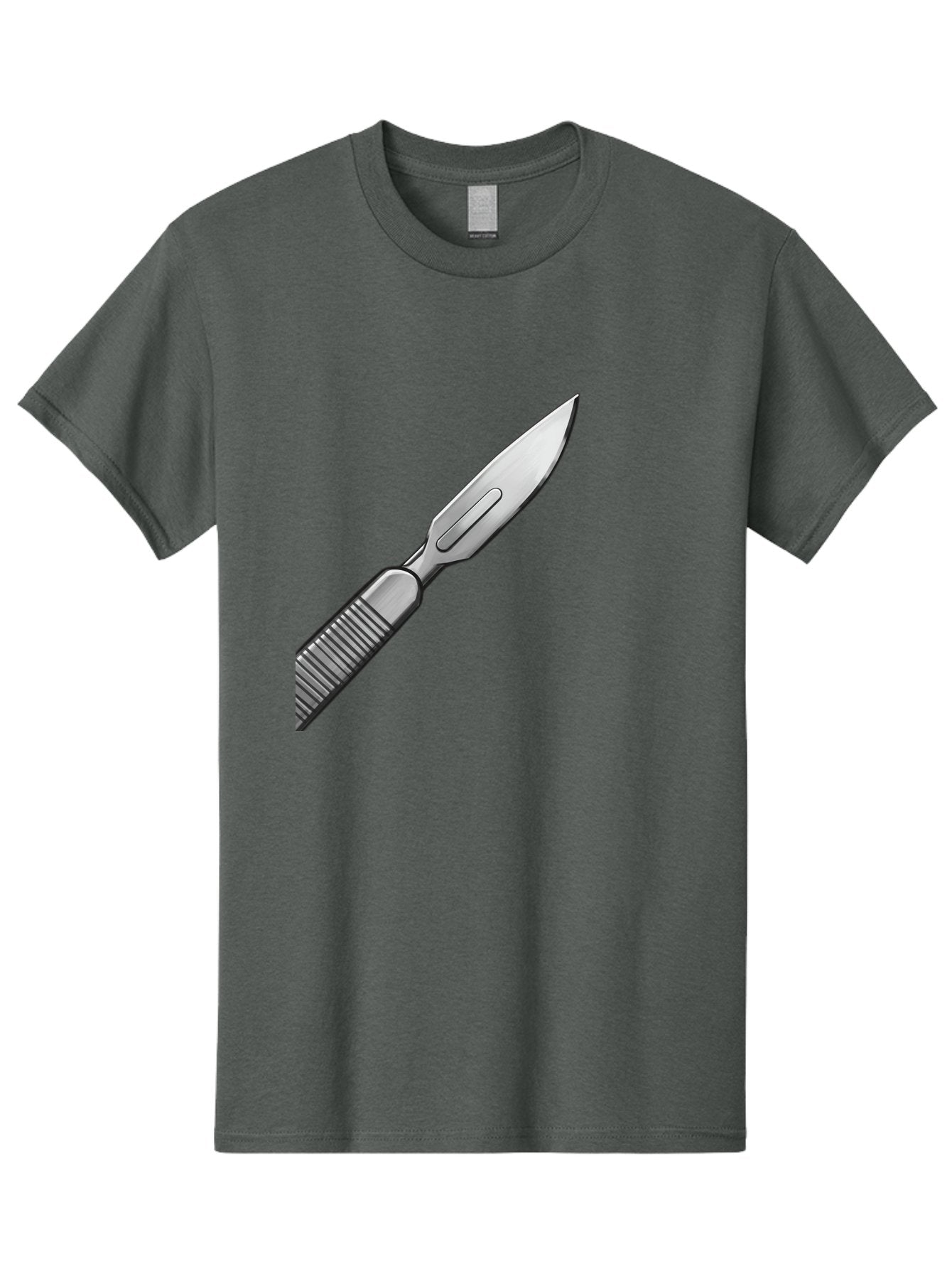 Scalpel Men'S Graphic Tee, 100% Cotton, Comfortable Casual Summer Wear, Machine Washable, Surgical Scalpel, Medical Tool, Sharp Blade, Stainless Steel, Precision Instrument, Surgical Equipment, Medical Illustration Bab386 6